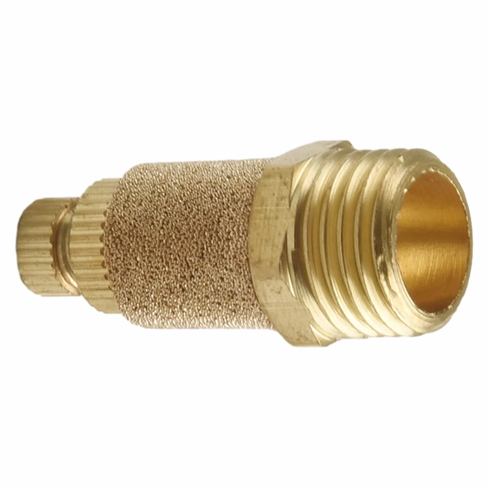 Silenziatore pneumatico regolabile in ottone 1,5 MPa 120 °C 1/4