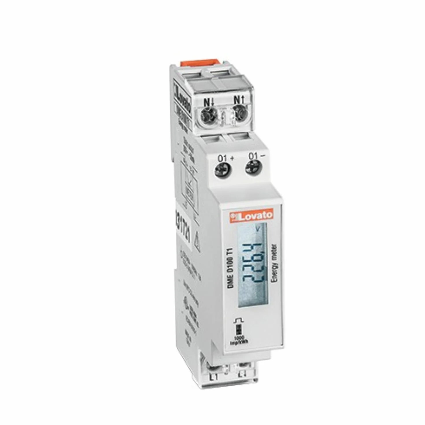 CONTATORE ENERGIA DIG.40A MONOFASE 1OUT DMED100T1