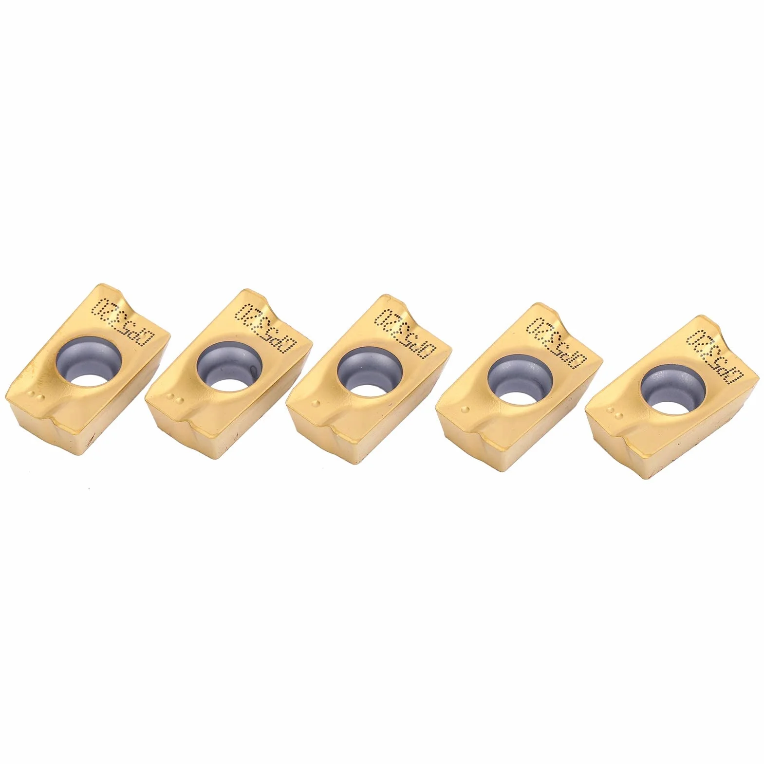 APMT1604 PDER DP5320 Inserto per Fresatura in Carburo Cementato 10 Pezzi per Ferro Rame Alluminio