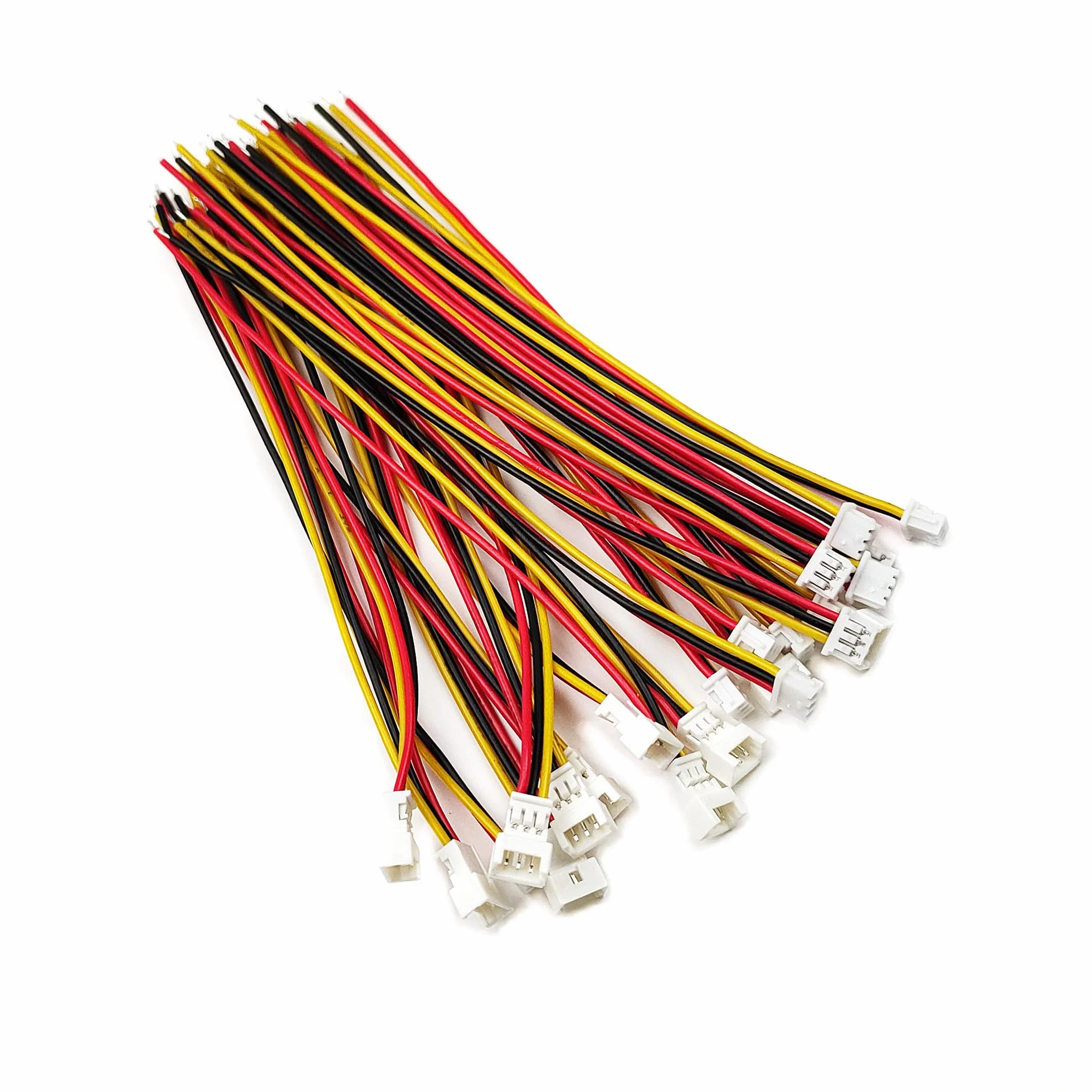 10 paia di connettori JST da 1,25 mm, 3 pin, connettore micro maschio e femmina con cavo UL1571-26AWG da 100 mm