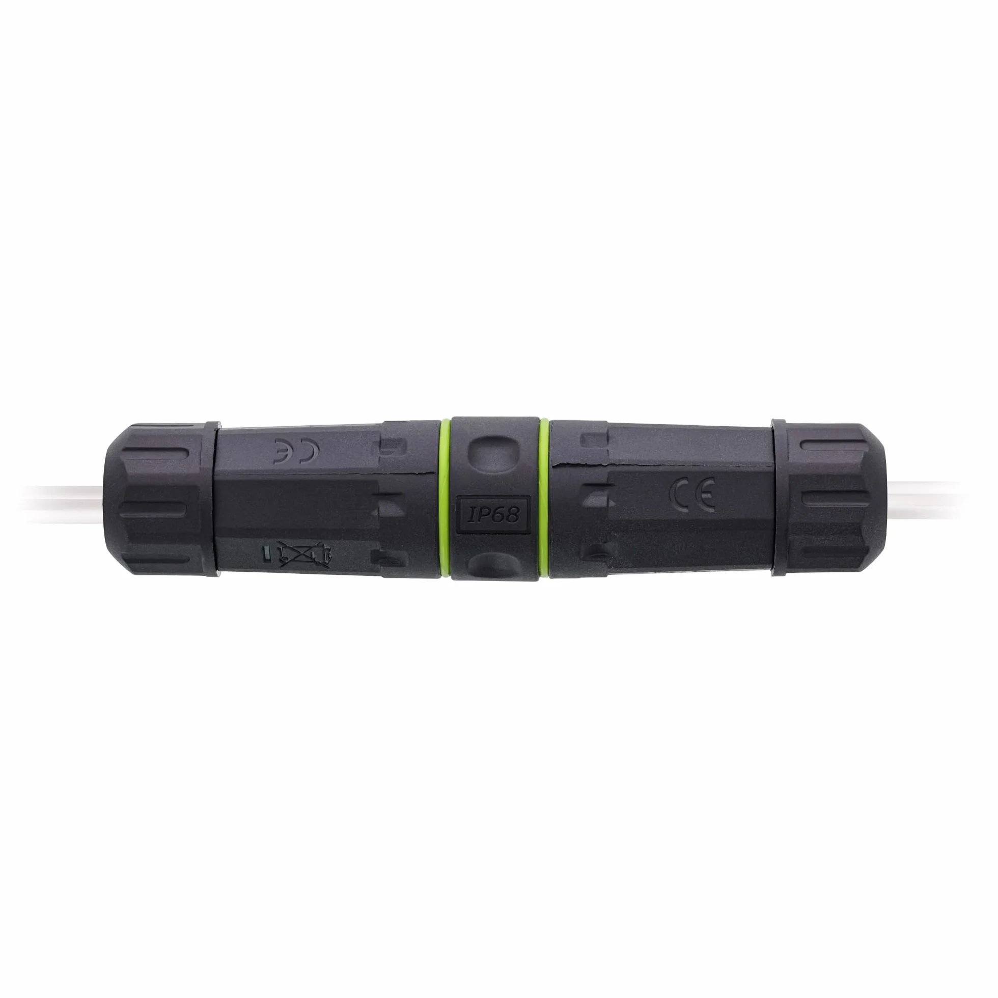 Inline Connettore in fibra ottica LC Duplex, IP68, impermeabile, connettore in fibra ottica esterna, singlemode, connettore LC LC per alloggiamento M20, 69927B