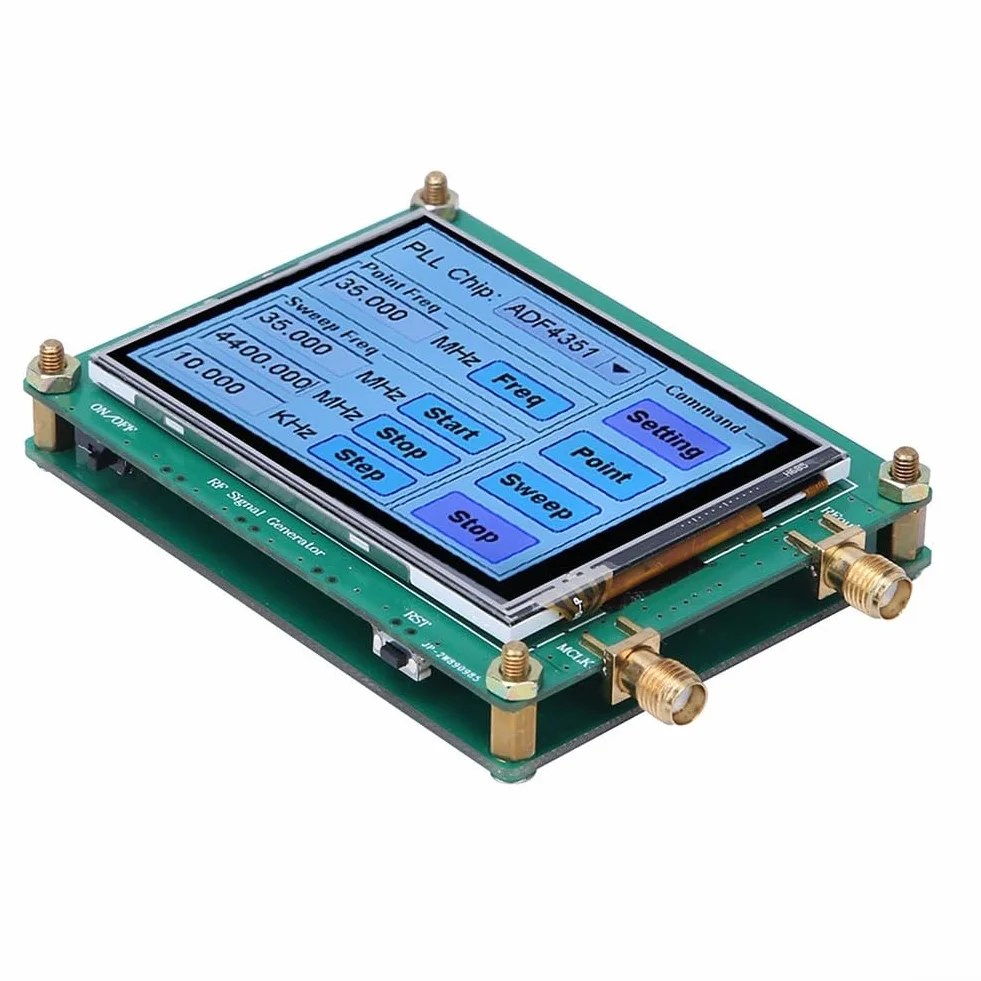 Generatore di segnale RF ADF4351 ADF4350 sweep frequenza controllo PC con cavo dati touch screen