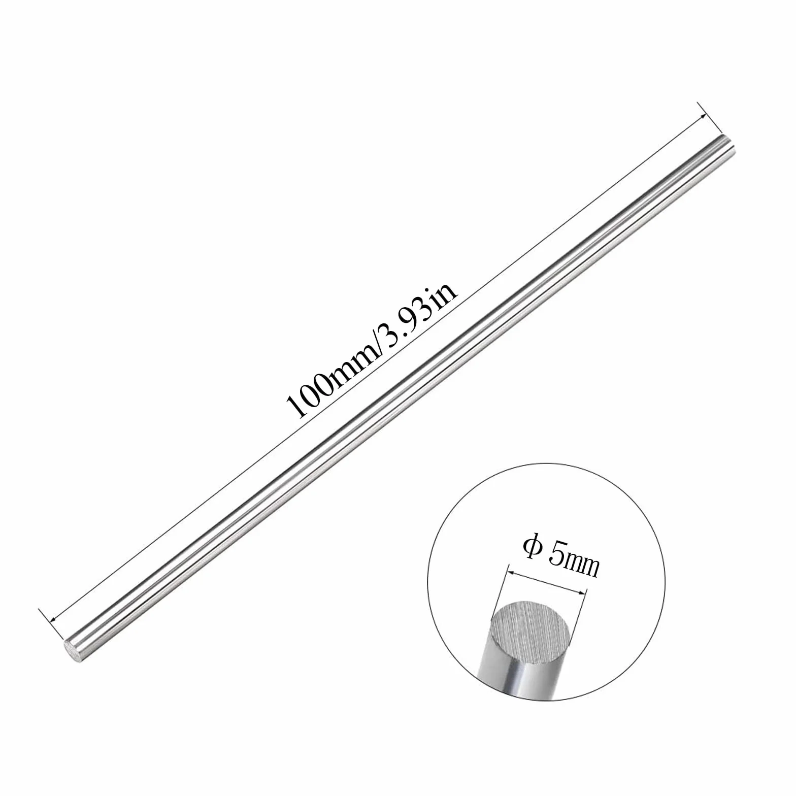 Barra Di Tungsteno 100 Mm Diametro 5 Mm per Industria Elettronica e Aerospaziale