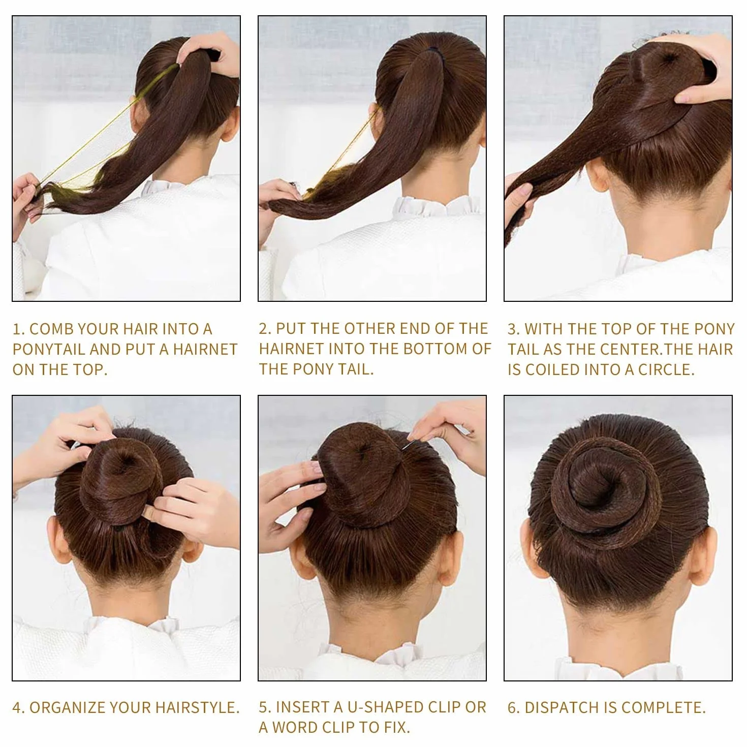 Reti per capelli bionde invisibili elasticizzate 50 cm