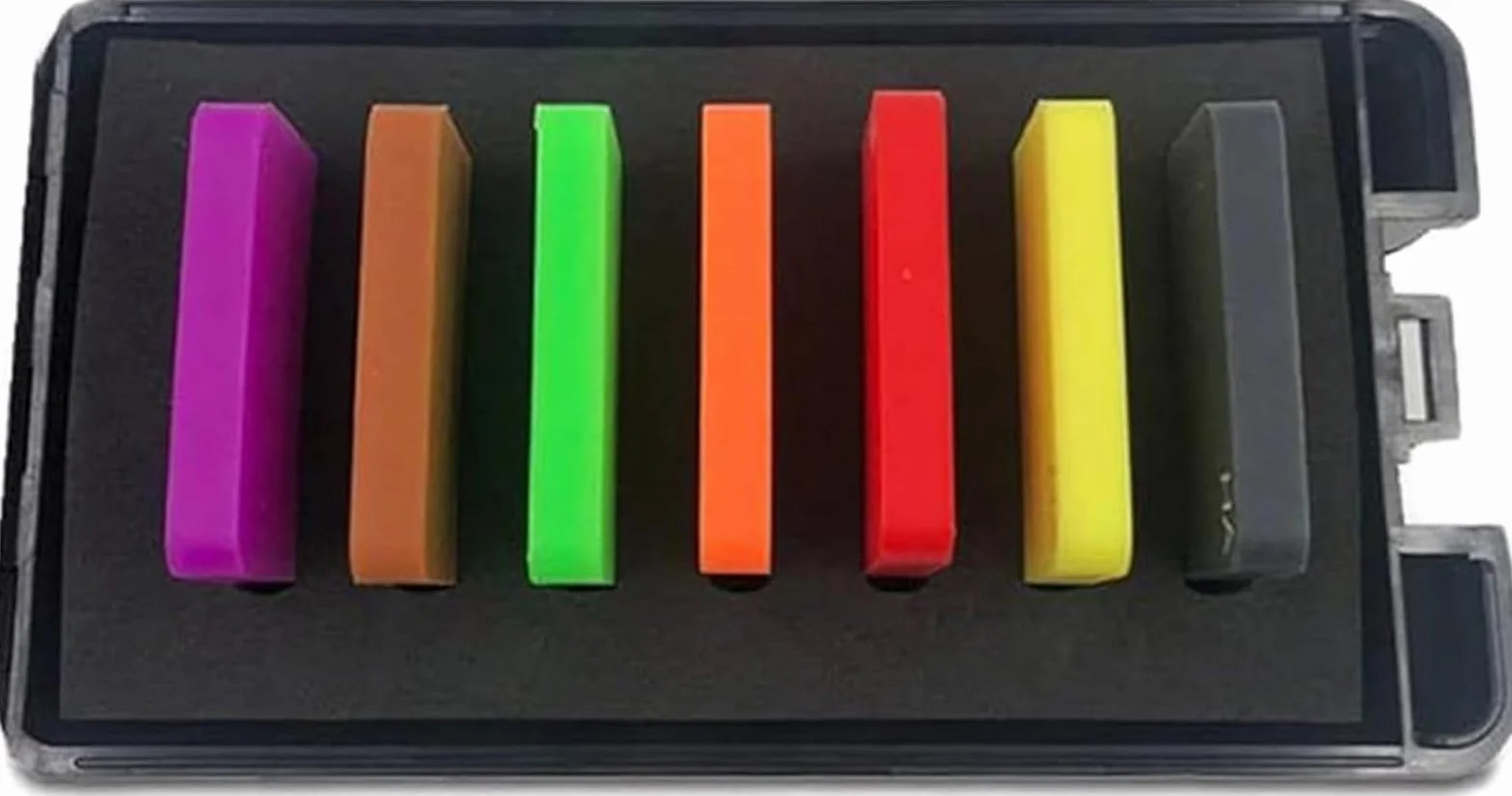 Blocchetto per Test di Durezza Shore Tipo A, Kit 7 Blocchetti 50x50x8 mm