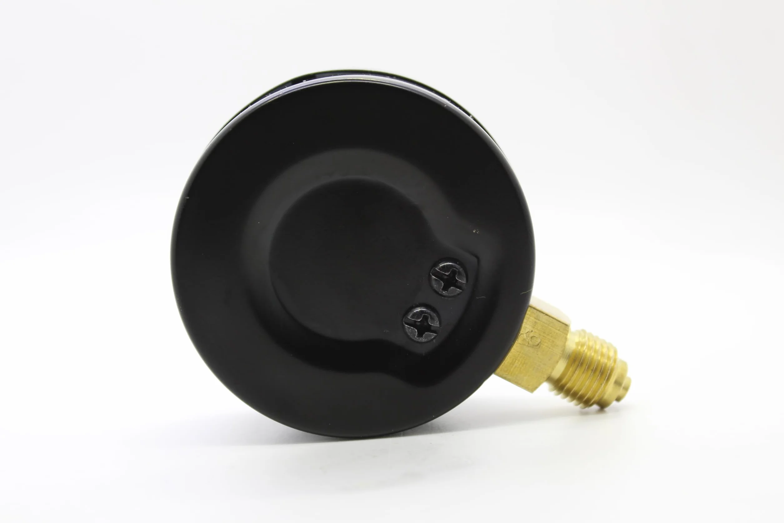 Manometro Hansfeld, a secco, 0–10 bar, 63 mm BSP, attacco inferiore, finestra in vetro, interno e attacco in ottone, doppia scala bar/psi.