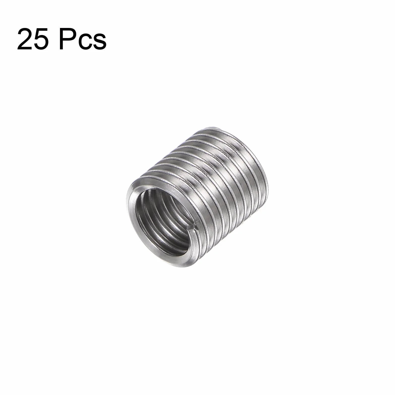 Inserti Filettati 10-32 UNF 2,0D 9,6mm Manicotto Elicoidale Filo a Spirale Acciaio Inossidabile 304 25pz