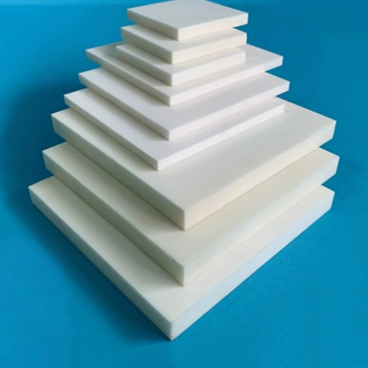 Lastra di ceramica di allumina 99% Piastra isolante alta temperatura 3mm x 120mm x 120mm
