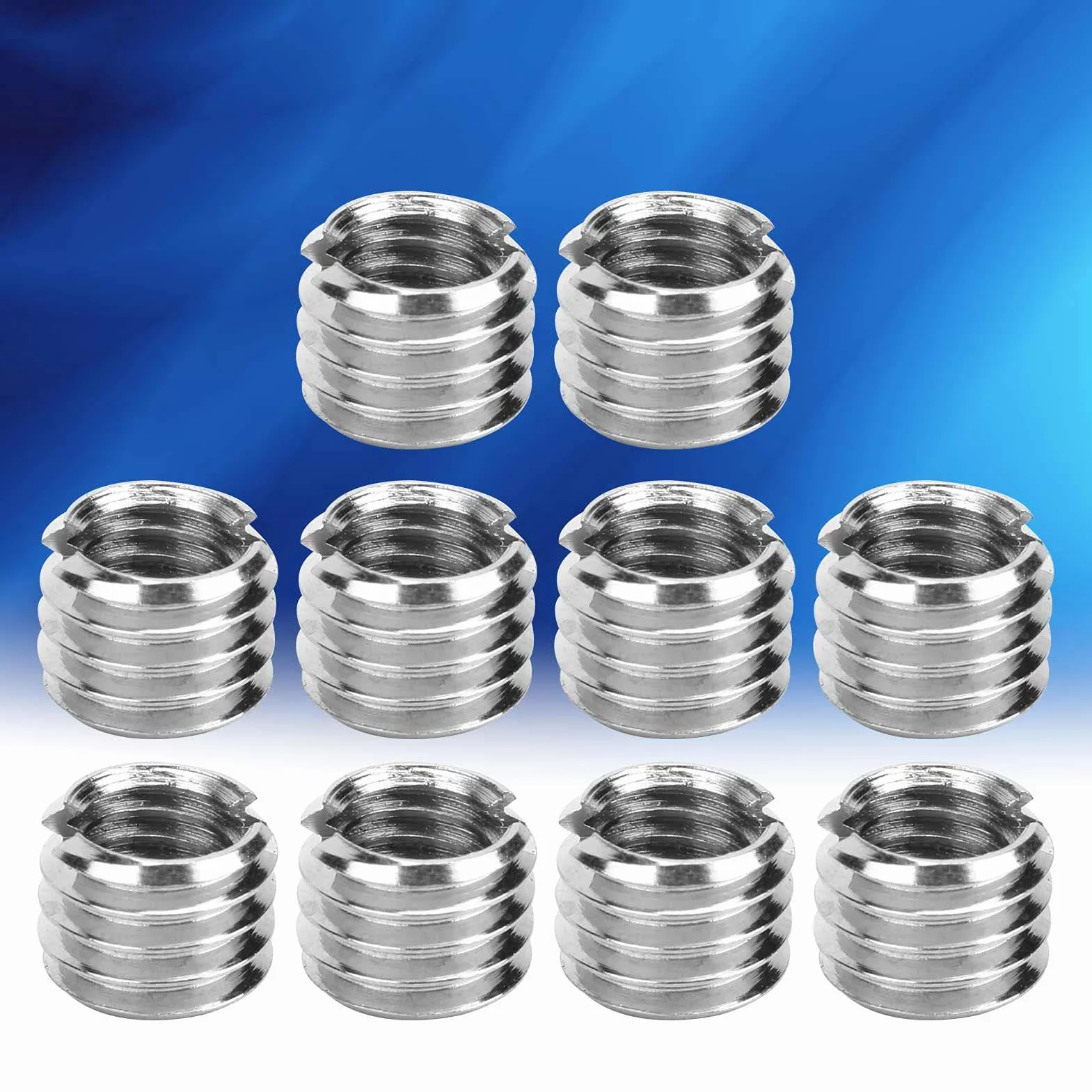 Inserti Filettati M6 M8 Lunghezza 6MM Acciaio Inossidabile Dado Riduttore Hardware Fastener