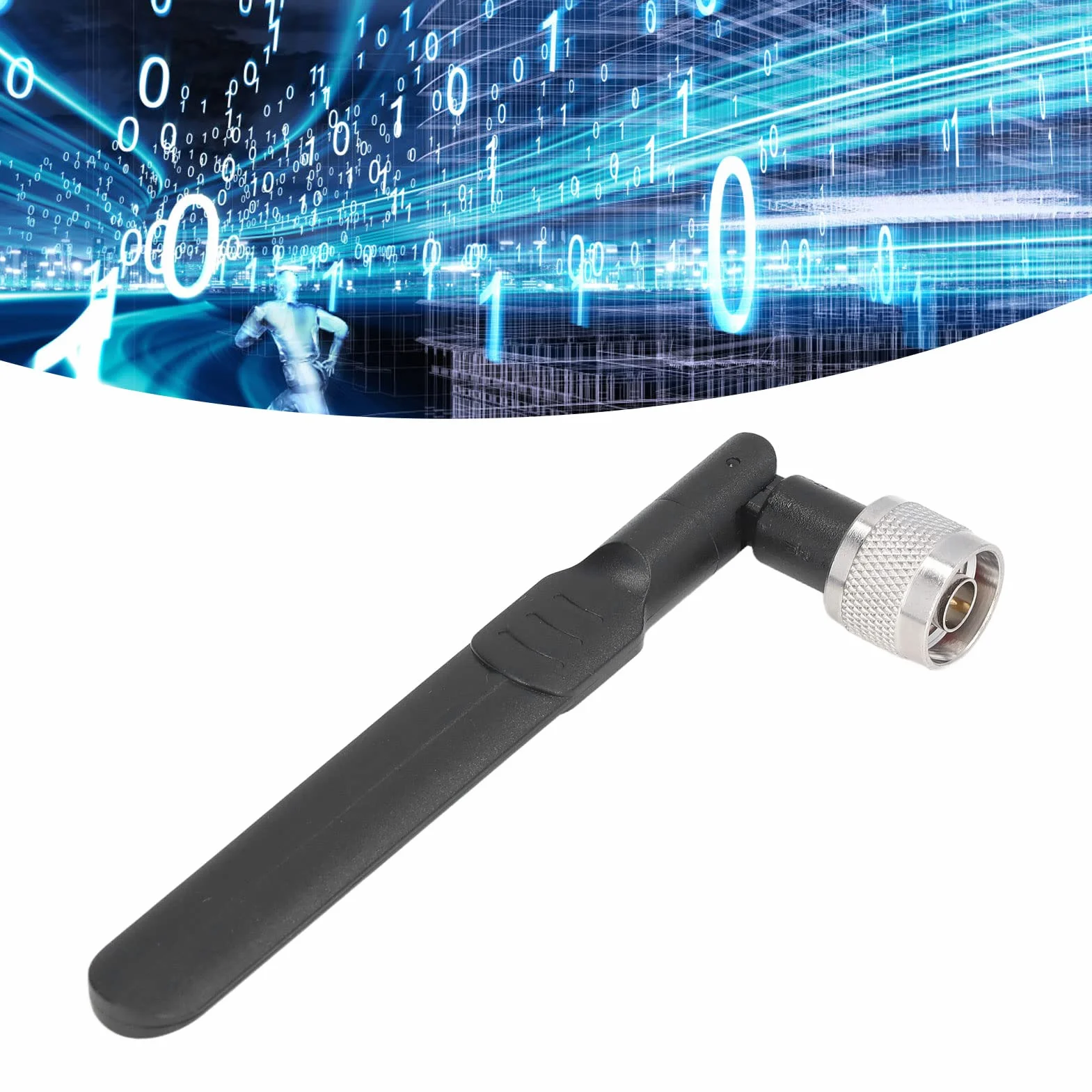 Jeanoko Antenna Antenna WiFi Antenna Internet 4G 3G Pieghevole Omnidirezionale 8DBI Alto Guadagno N Testa Maschio per Interni Esterni