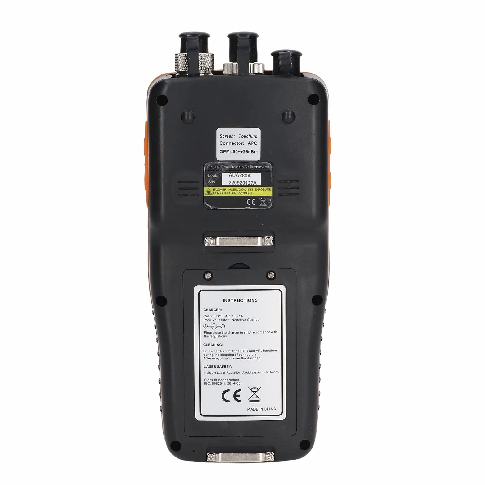 OTDR 1550nm Multifunzionale con schermo Toccabile 3,97 pollici - Strumento Fibra Ottica 60 km Dynamic Range 20 dB, FC/PC, SC/PC