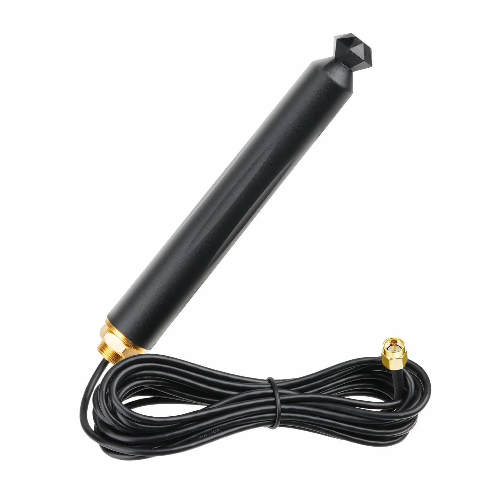 Superbat Antenna Esterna 4G LTE Maschio SMA 10dBi Antenna Omnidirezionale Impermeabile 50Ohm 698-2700MHz con Cavo 3m per Telecamere di Sorveglianza Cellulari Spypoint Link Micro Spartan Tactacam