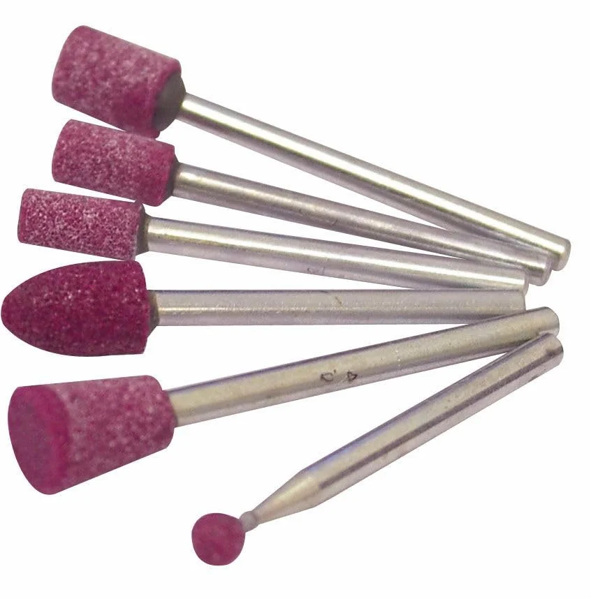 Mole con gambo da 3 mm, ideali per lucidatura e finitura in lavori di fabbricazione e rimodellamento.