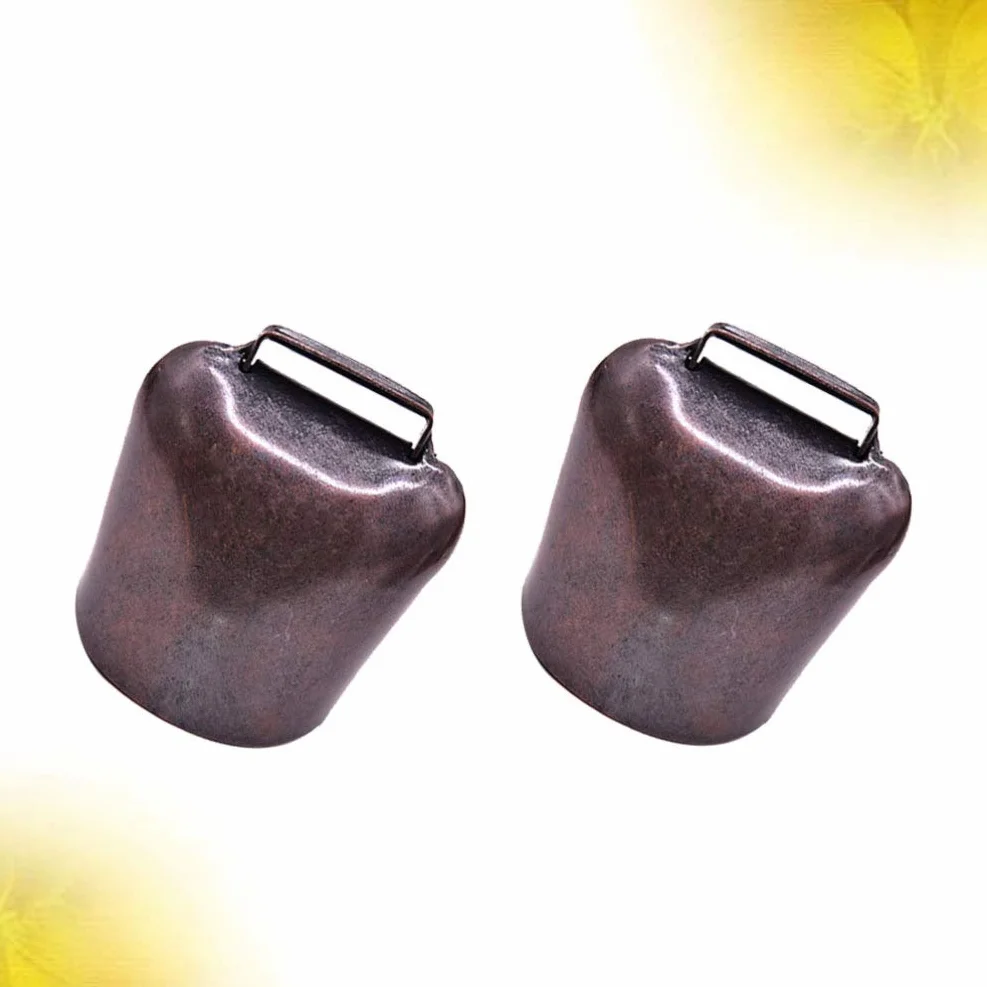 EXCEART Campanacci per Mucche e Pecore 2 Pezzi in Bronzo Portatili