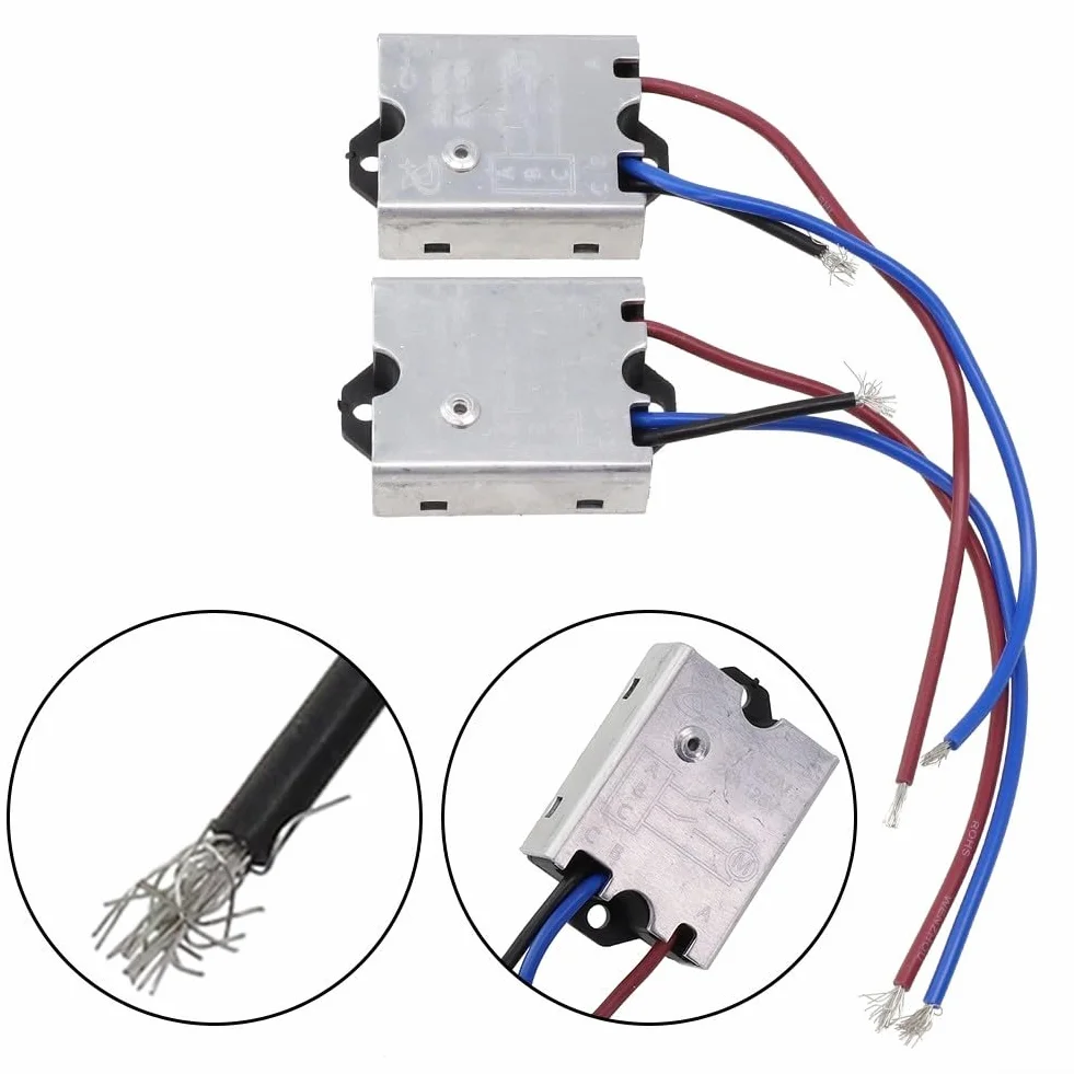 2pc Soft Start Modulo Softstart Interruttore 50/60HZ 125/250V a 24A Smerigliatrice Angolo Maschinen-Strumento Elettrico Soft Starting Motore Macchina