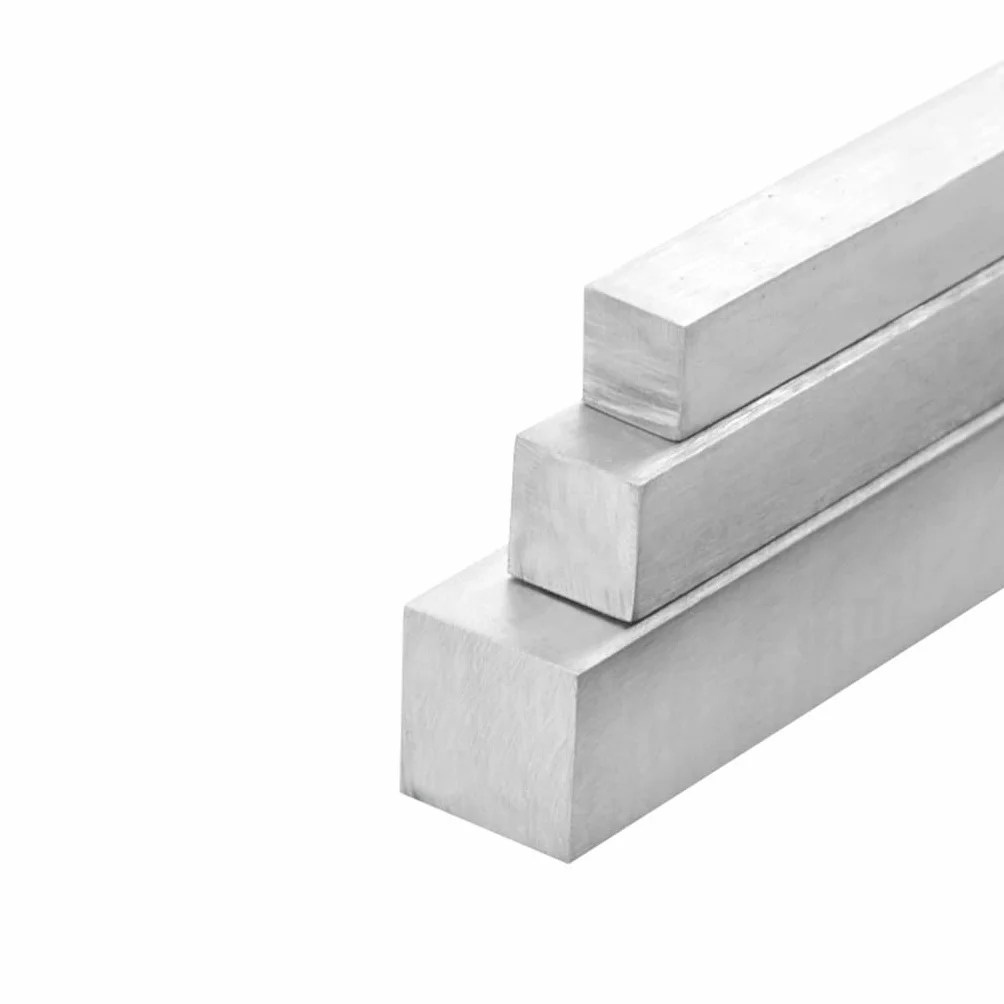 MOZTO 304 Acciaio Inox Barra Quadrata Asta 100mm 10mm x 10mm