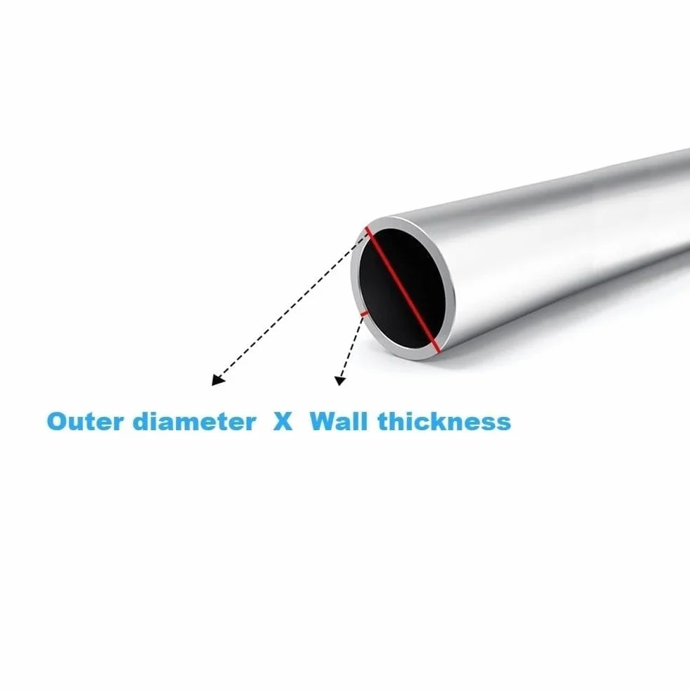 Tubo tondo in Acciaio Inox, 100mm Lunghezza, OD 54mm, 304 Acciaio Inox Tubo(OD 54mm x 2mm)