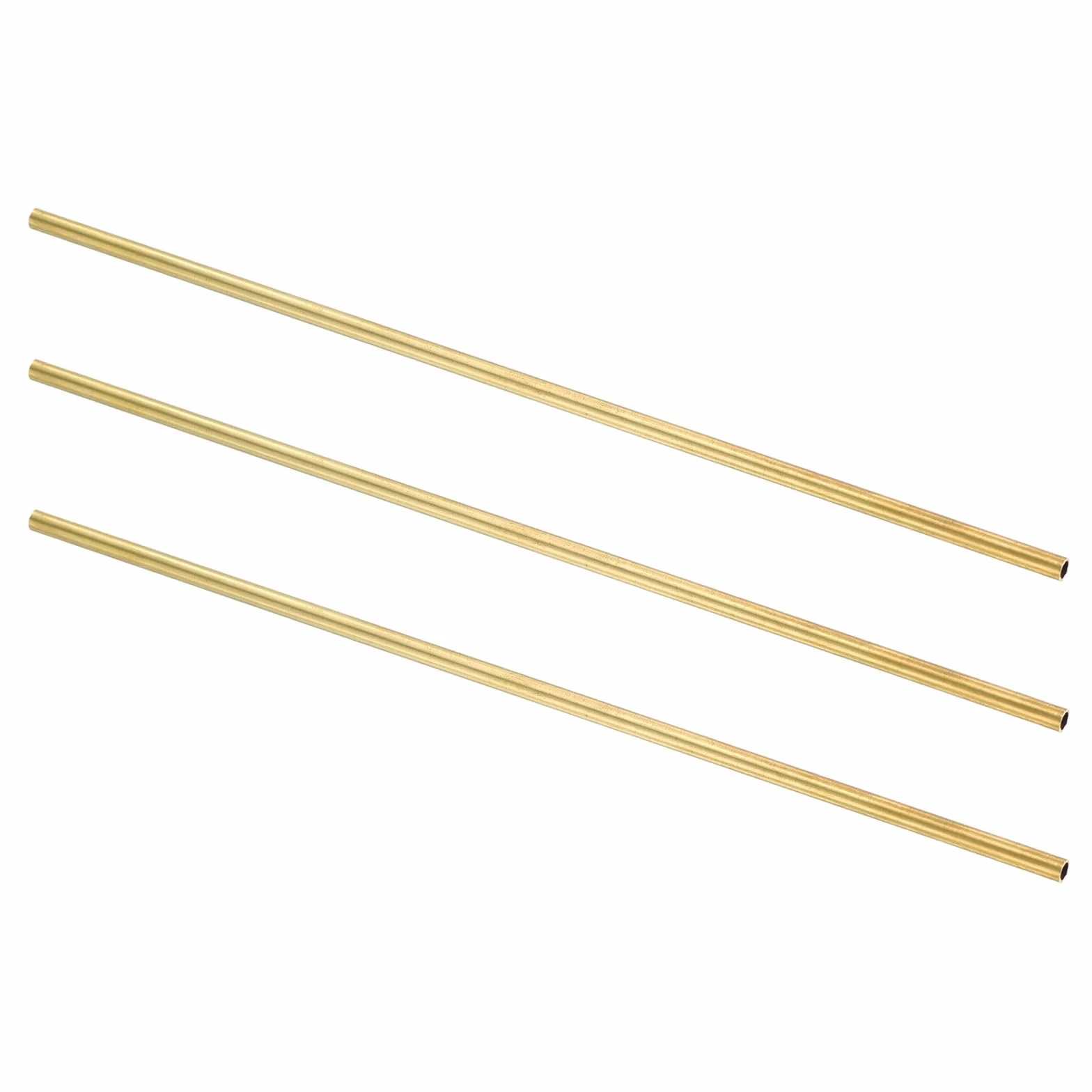 Tubo Ottone H62 4mm x 0.5mm x 200mm Precisione Senza Saldature QUARKZMAN
