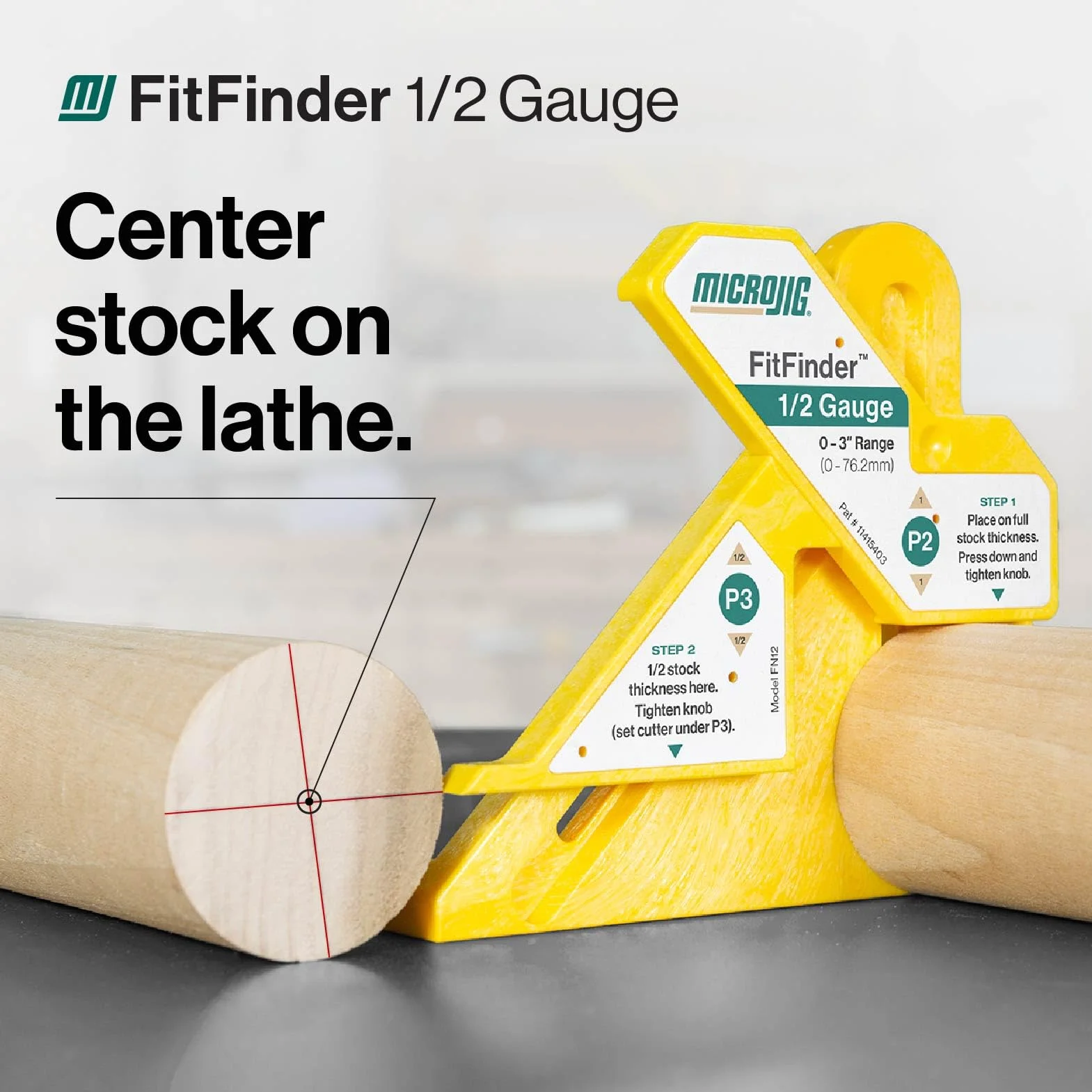 Fitfinder MicroJig Calibro 1,27 cm