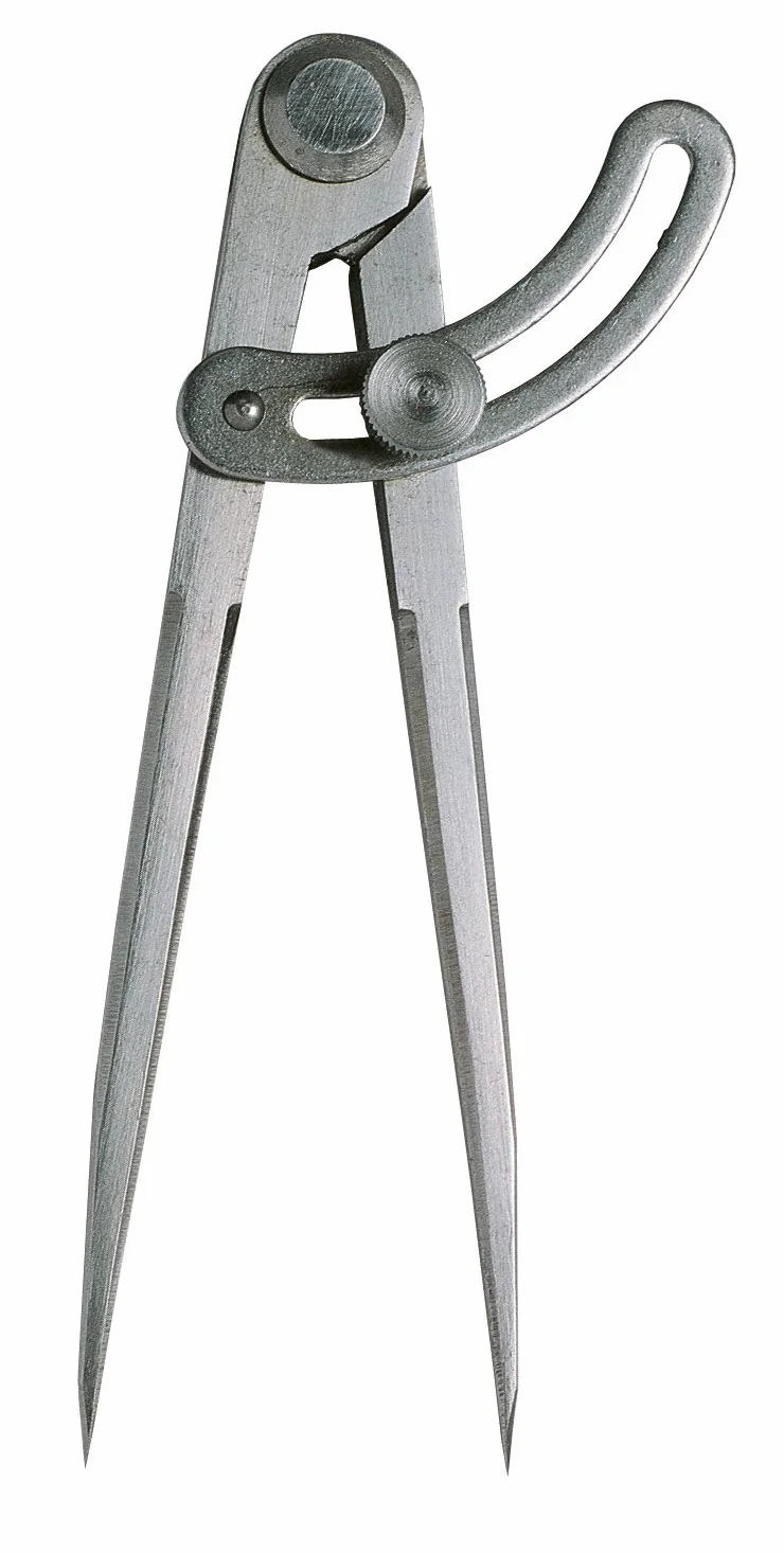 Compasso ad arco professionale 150 mm acciaio DIN 6486