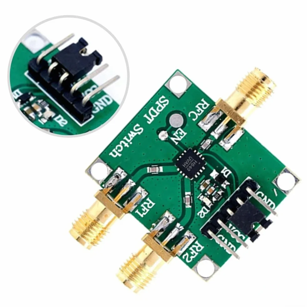 Modulo interruttore RF SPDT HMC349 HMC849 4GHz 6GHz alto isolamento 50 Ohm SMA 2,5 x 3 cm