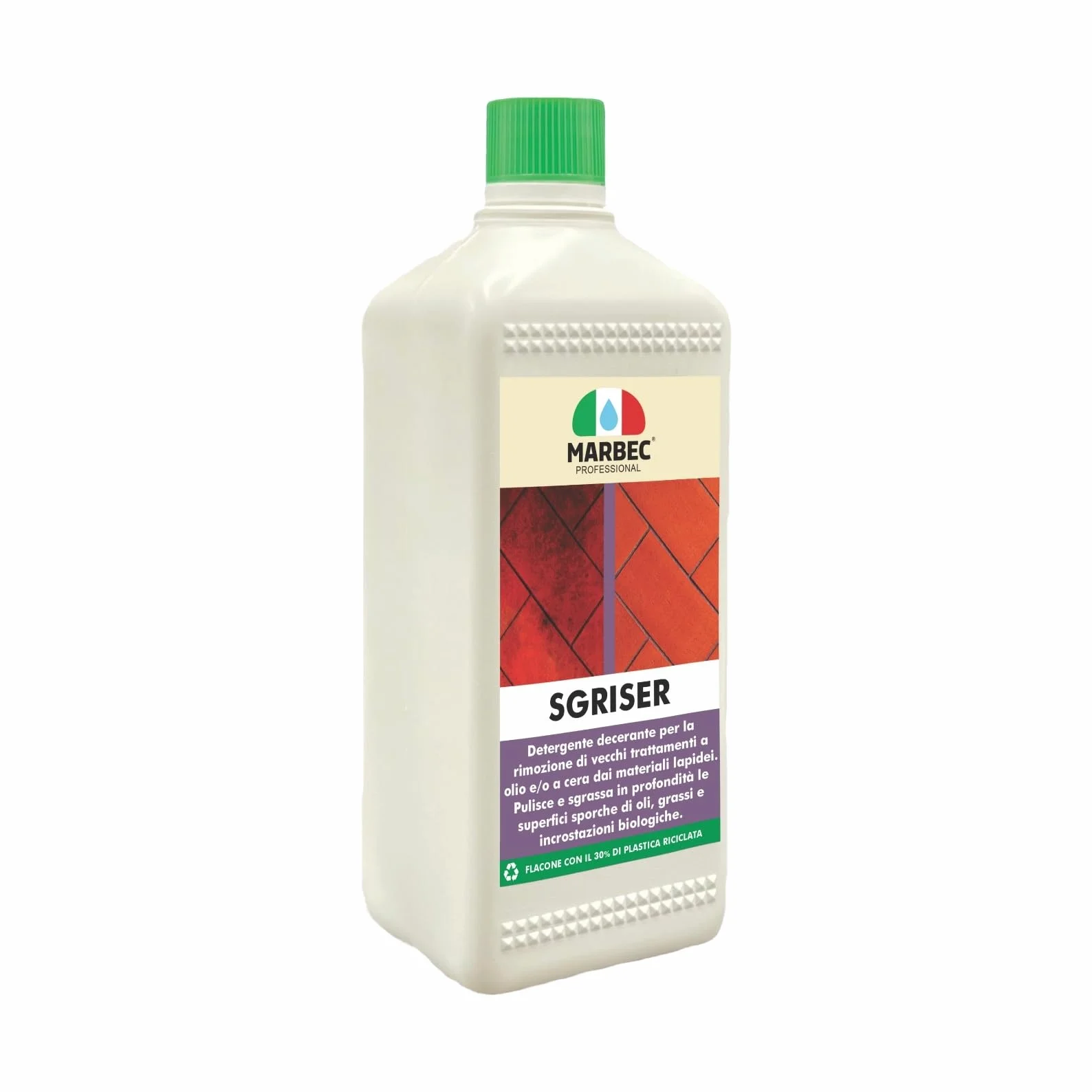 MARBEC SGRISER 1LT Detergente decerante forte per materiali lapidei