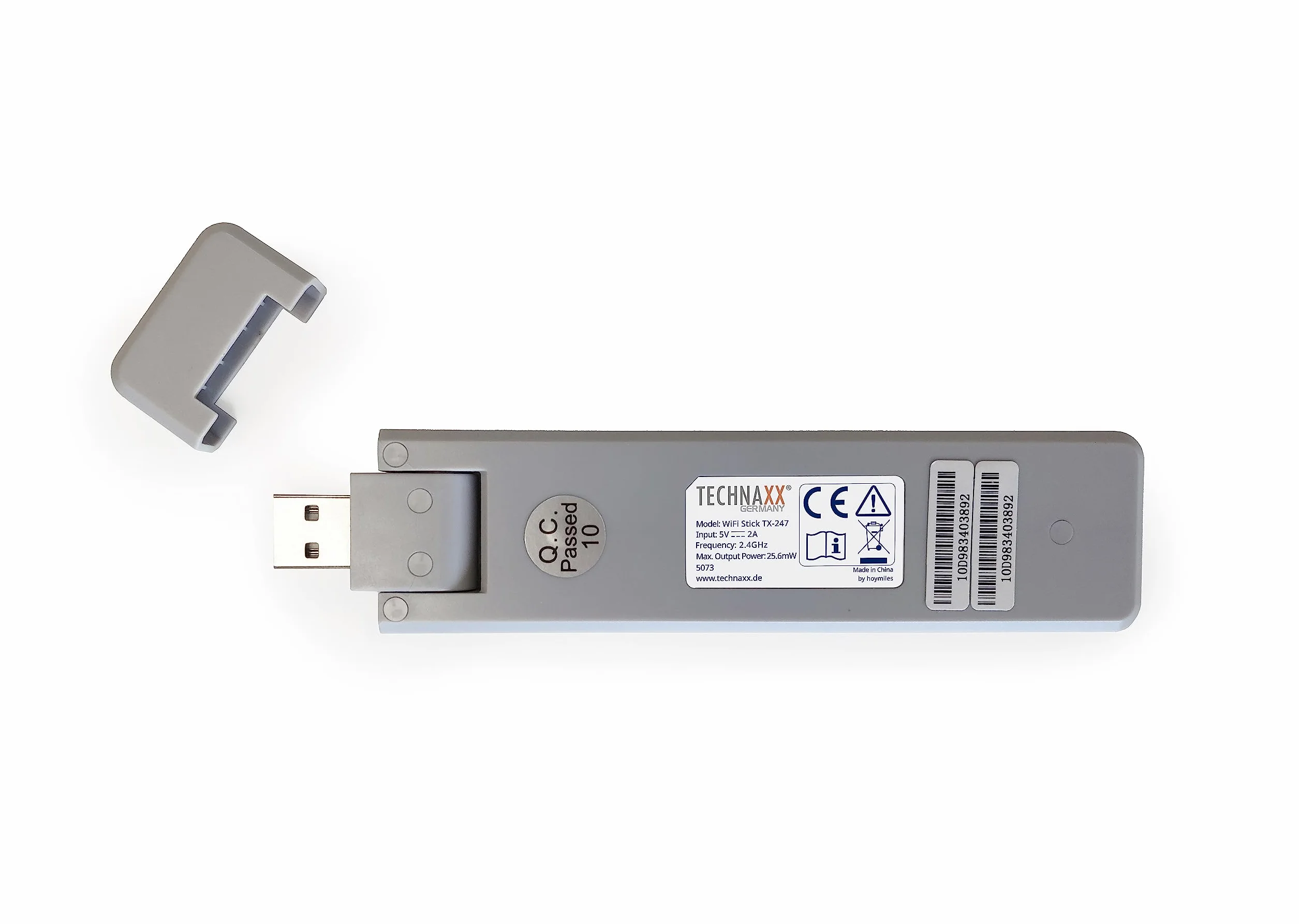 Technaxx WiFi Stick TX-247 Data Logger per microinverter Hoymiles, limitazione potenza 800W-600W, monitoraggio fino a 4 pannelli, S-Miles Cloud