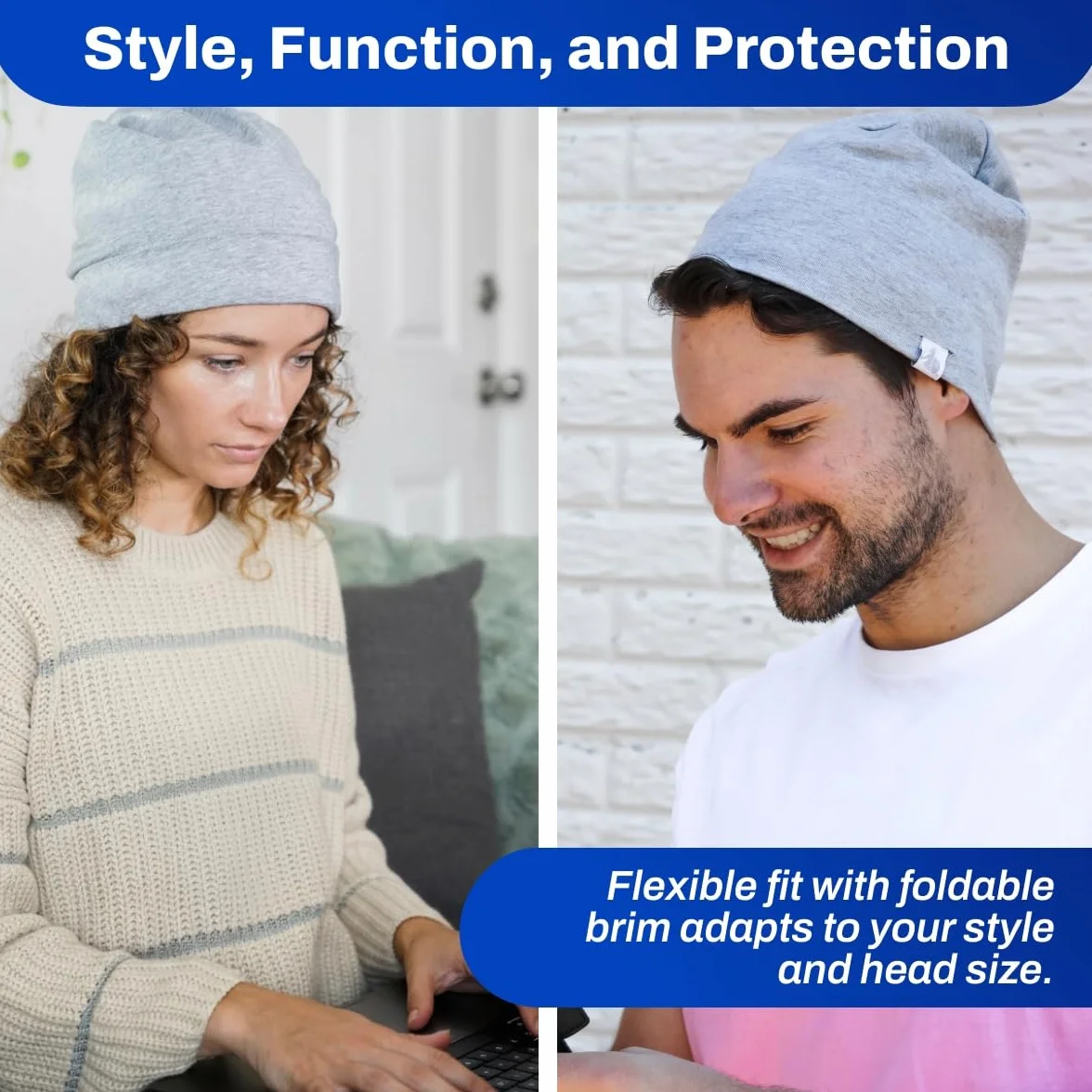 DefenderShield EMF - Berretto con protezione contro le radiazioni EMF, blocca il 99% delle radiazioni wireless e 5G (300 Hz-10 GHz)