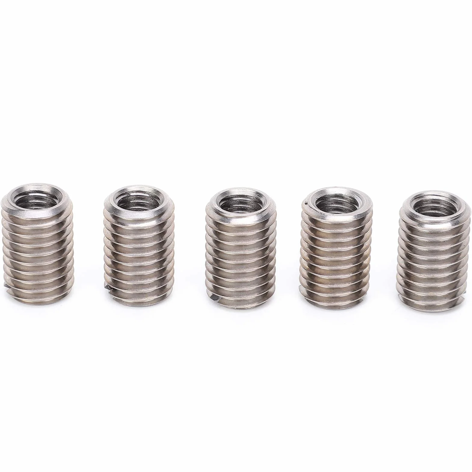 Inserti Filettati Femmina M8 x 1.25mm Maschio M12 x 1.75mm Riduttore Dado Kit 10 Pezzi