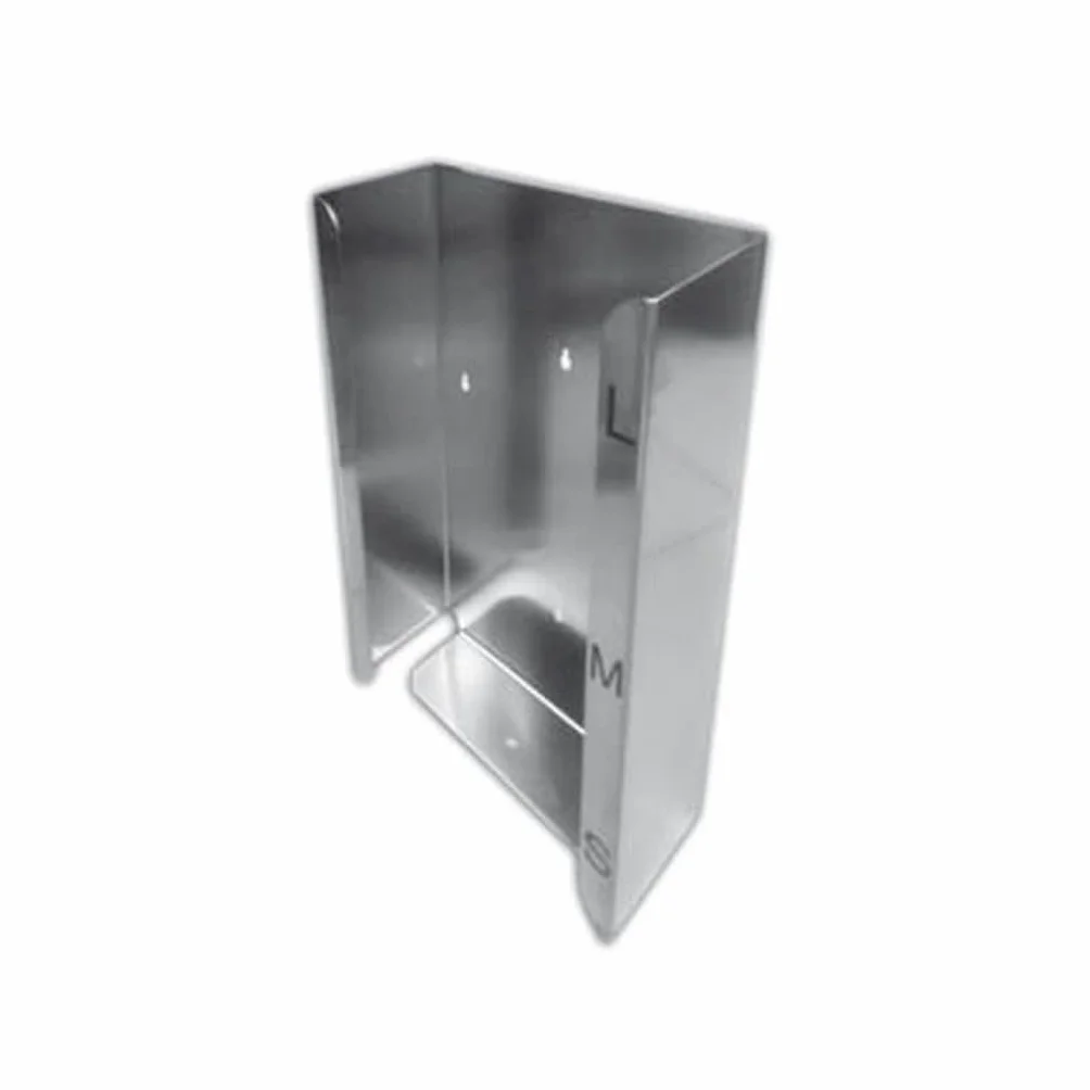 DISPENSER TRIPLO PER GUANTI IN ACCIAIO INOX