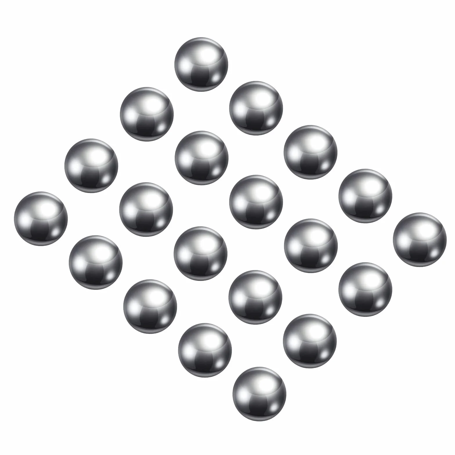 QUARKZMAN 11mm Sfere per Cuscinetti x 25pz 201 Acciaio Inox per Meccanica Attrezzature e Strumentazione, Sfere Acciaio [G200 Precisione] Sfere Metalliche Palline Magnetiche Bici