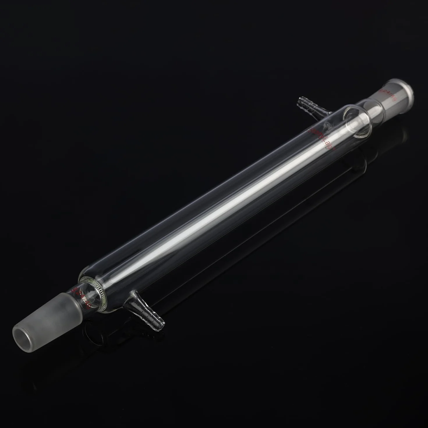 stonylab Liebig Condensatore, Vetro Borosilicato Liebig Condensatore con Giunto 24/40, Lunghezza Giacca 300 mm, Laboratorio Condensazione Distillazione Vetreria