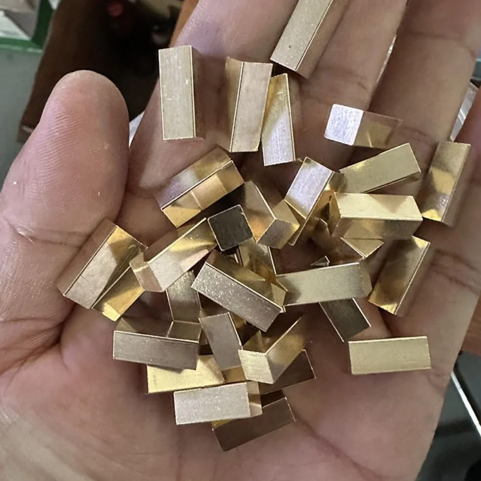 H59 barra quadrata in ottone ottone asta solida confezione da 2 pezzi lunghezza 250MM (6x6mm,250mm 2 pezzi)