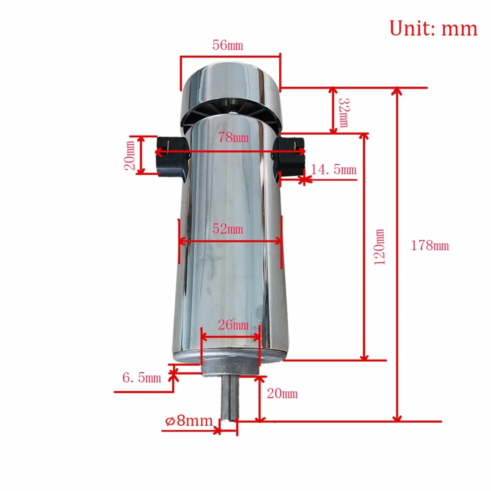 CNC Spindle Motor Kit 800W 0.8kW DC 110V 20000 RPM Raffreddato ad Aria