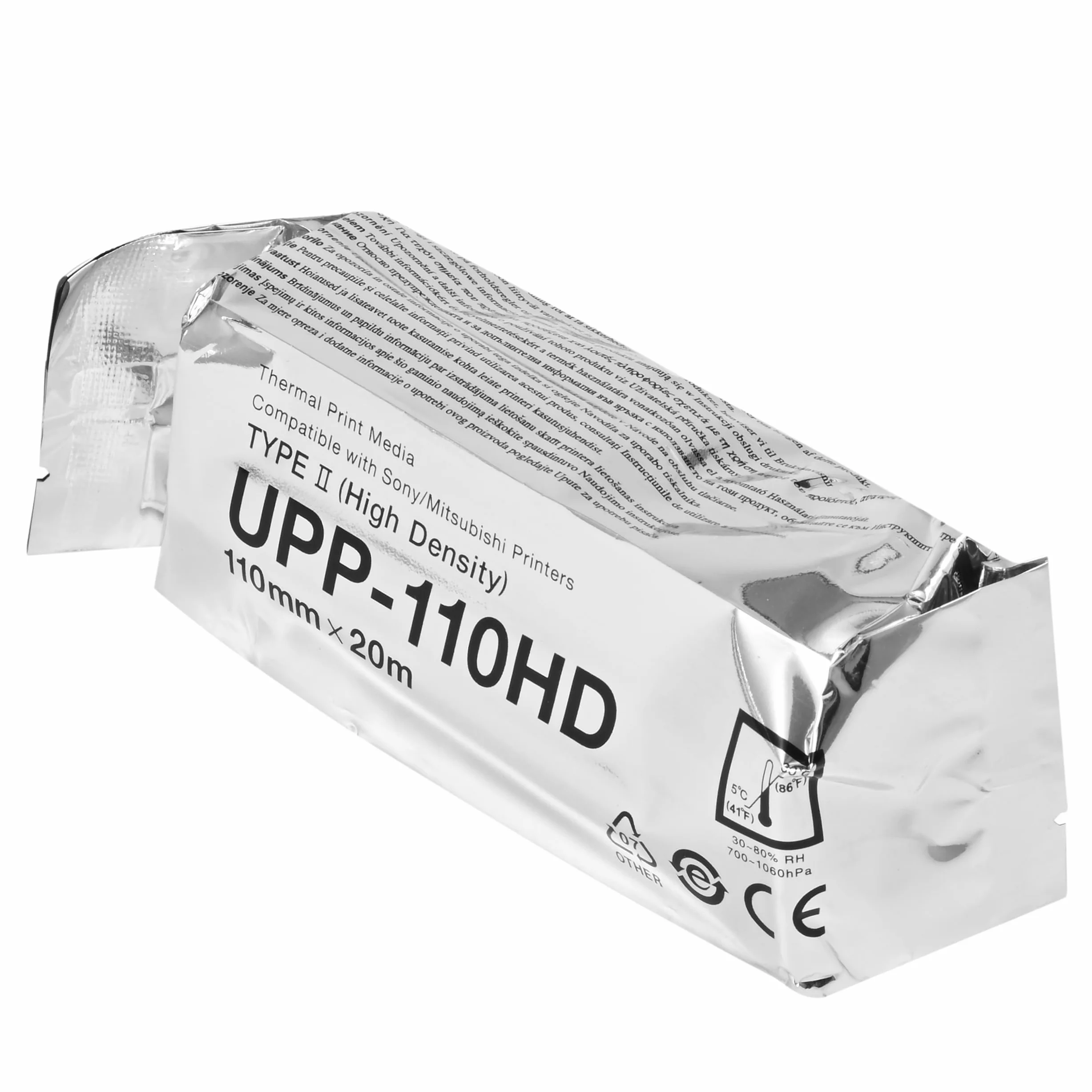 UPP-110HD - Carta termica ad ultrasuoni, 5 rotoli