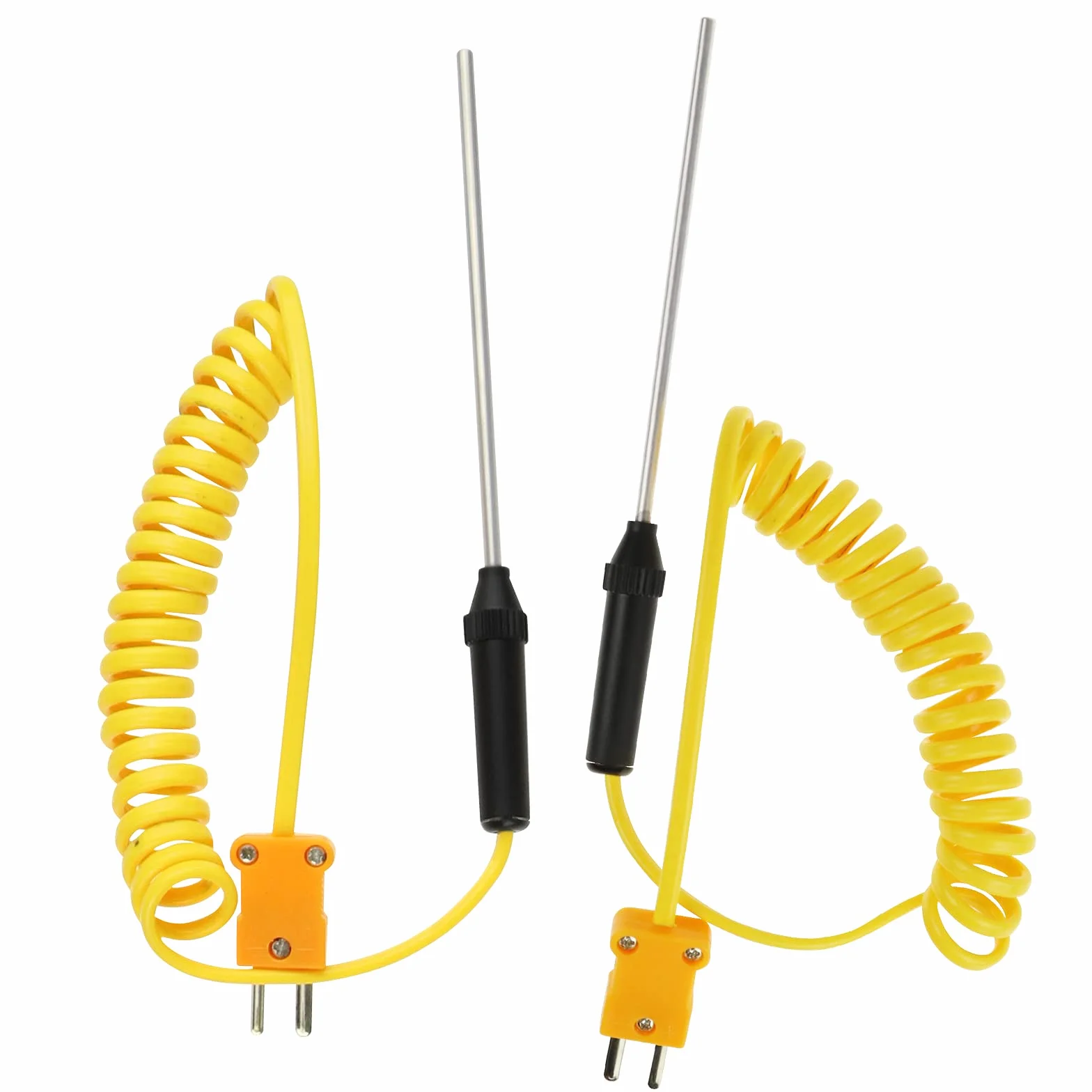GAIN EXPRESS Termocoppia Tipo K Termometro 4 Sonde Acciaio Inossidabile Doppio Canale Alta Temperatura Kelvin