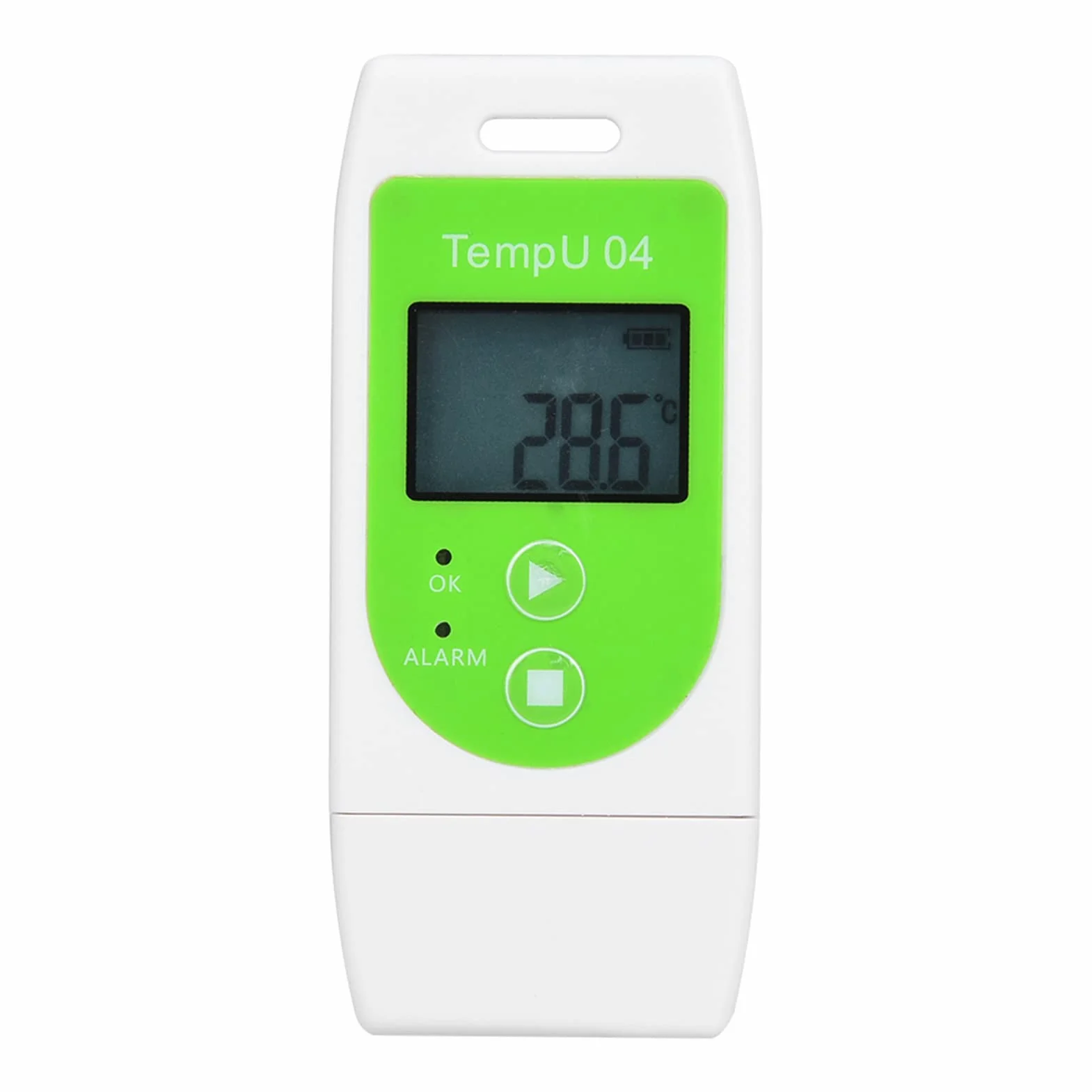 Data Logger di Temperatura e Umidità TempU04 PDF Porta USB Registratore di Umidità di Temperatura Riutilizzabile Capacità di 12.000 Punti[TempU04] (TempU04)
