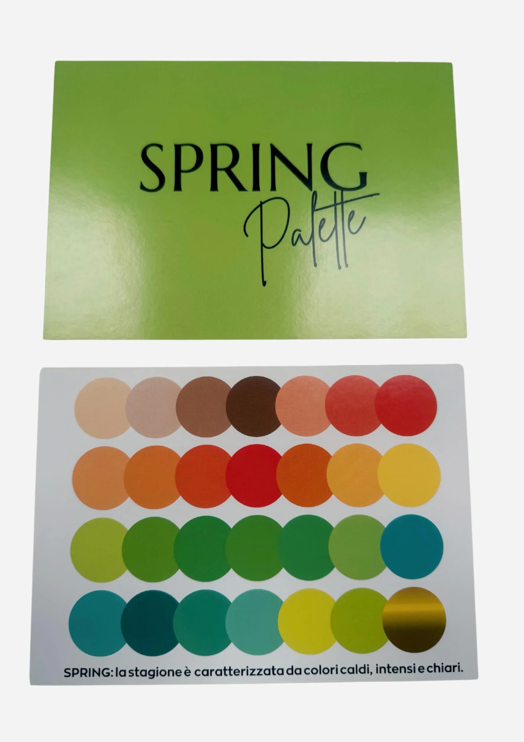 Palette Armocromia Macrostagioni - Formato MAXI - Set da 1 e Set da 5 - Winter, Summer, Autumn, Spring/Maison Image Academy (SPRING - 1 PALETTE)