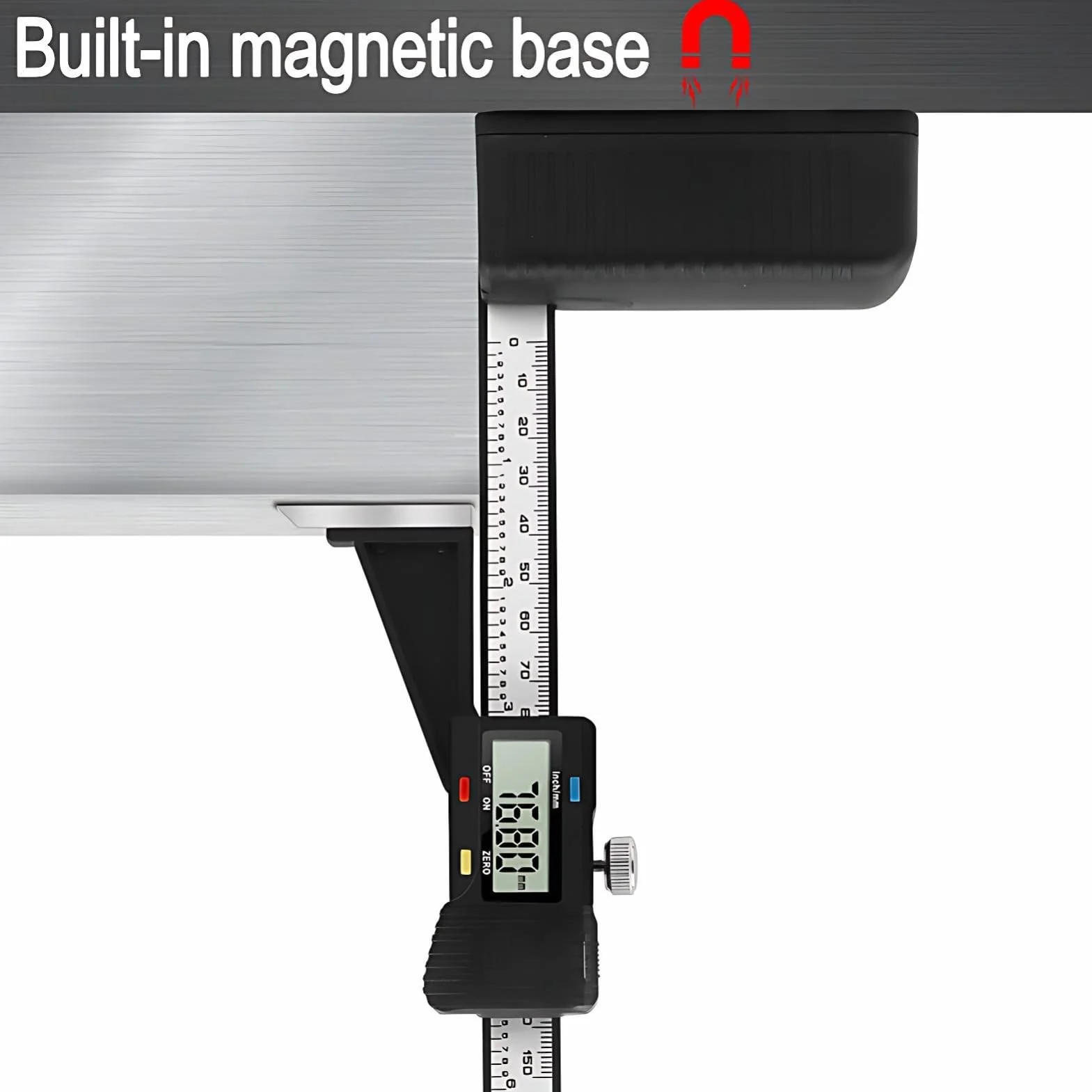 Misuratore di Altezza Digitale 150 mm, Calibro Elettronico Metrico