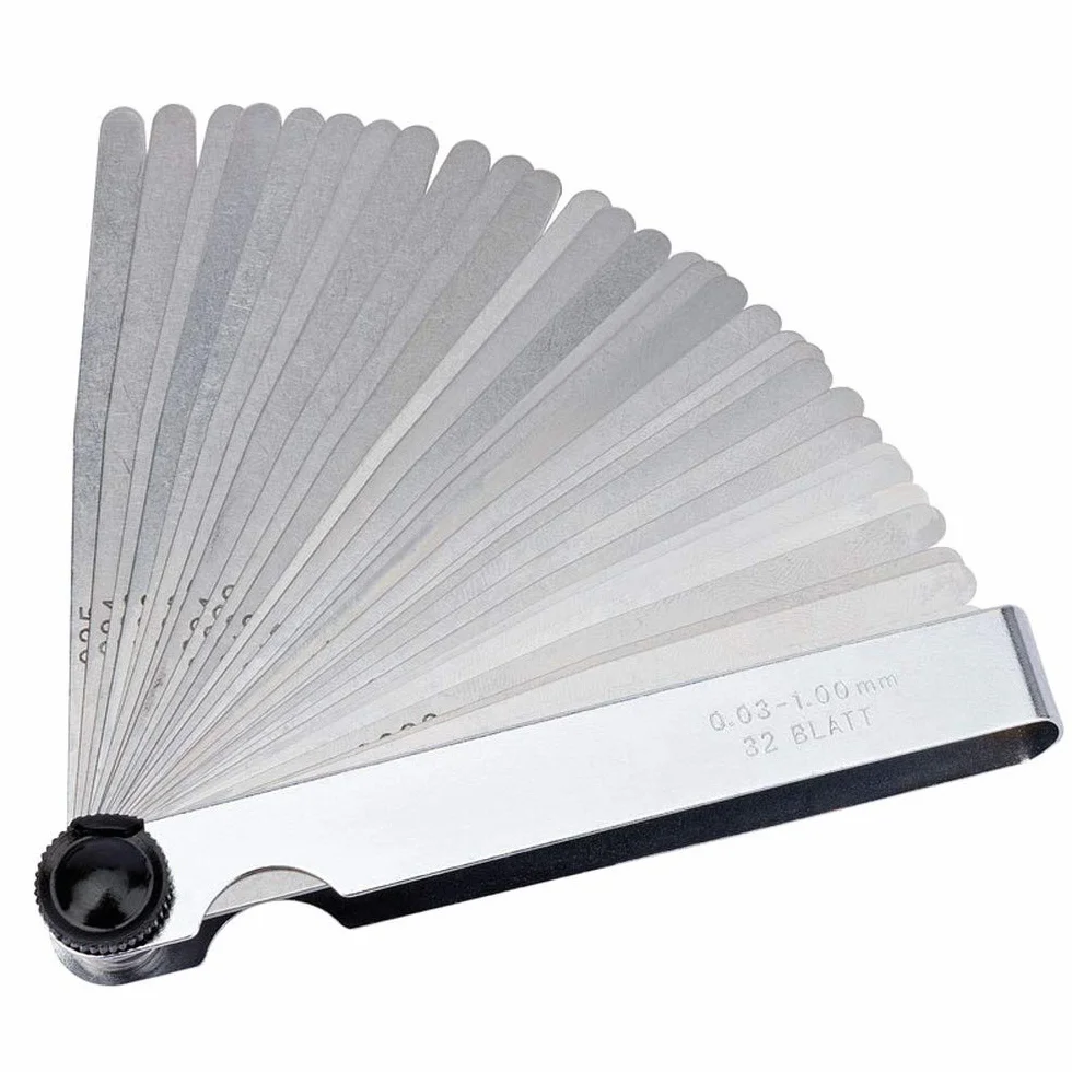 Draper 4620B 32-blade combinazione spessimetro set blu