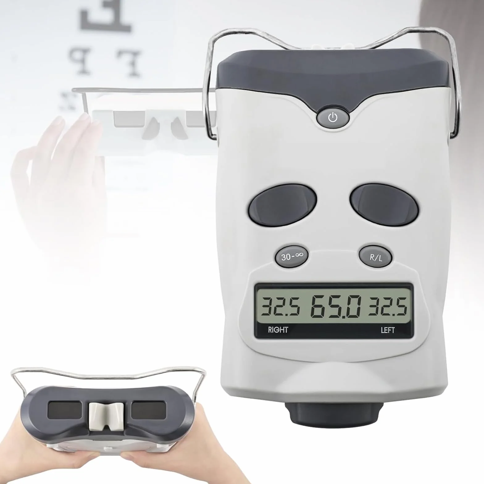 Pupillometro Digitale Ottico, misuratore Digitale della Distanza pupillare, con Schermo LCD, per Centri di Formazione sulla Vista di Negozi di Ottica