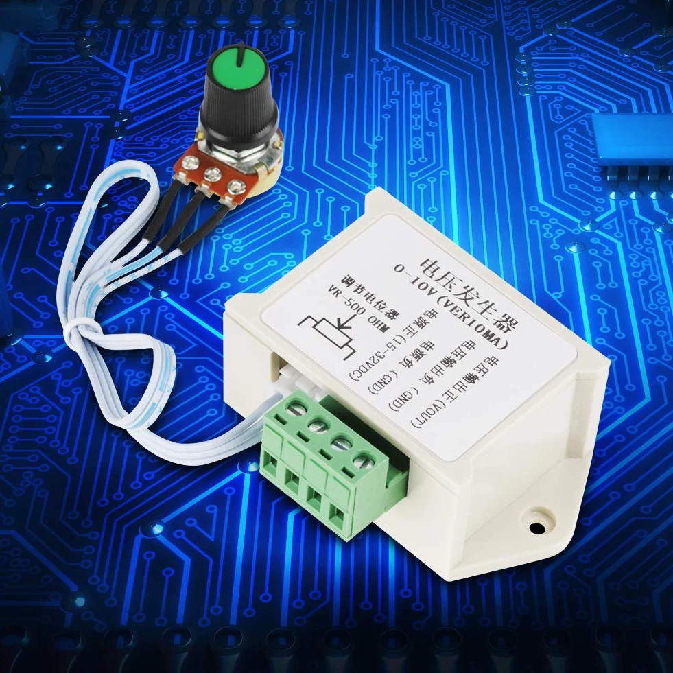 Generatore di segnali di tensione, 0-10 V DC 10mA Segnale Alimentatore regolabile Modulo analogico Trasmettitore di uscita di tensione analogica