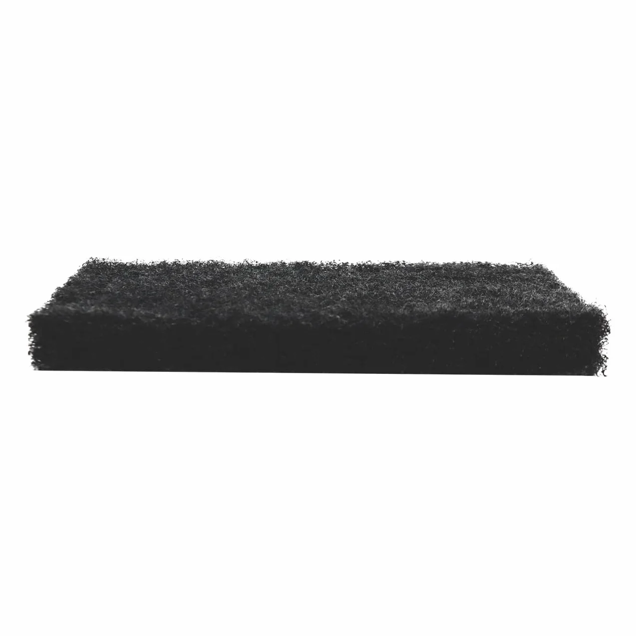3231 Feltro per frattazzo con adesivo a strappo. Dimensioni 250x115 mm. Colore nero