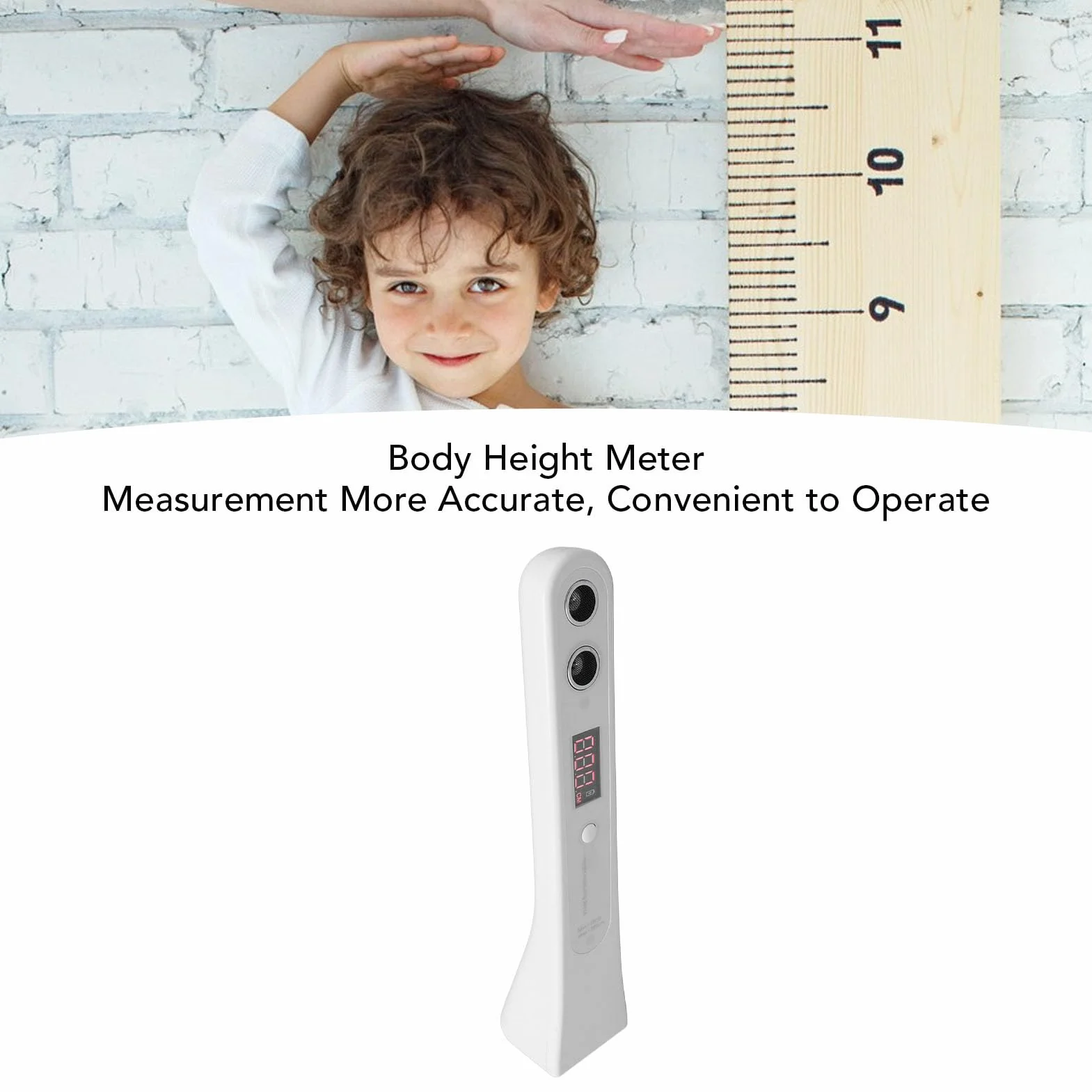 Misurazione Altezza Portatile Stadiometro Infrarossi Digitale 200 Cm