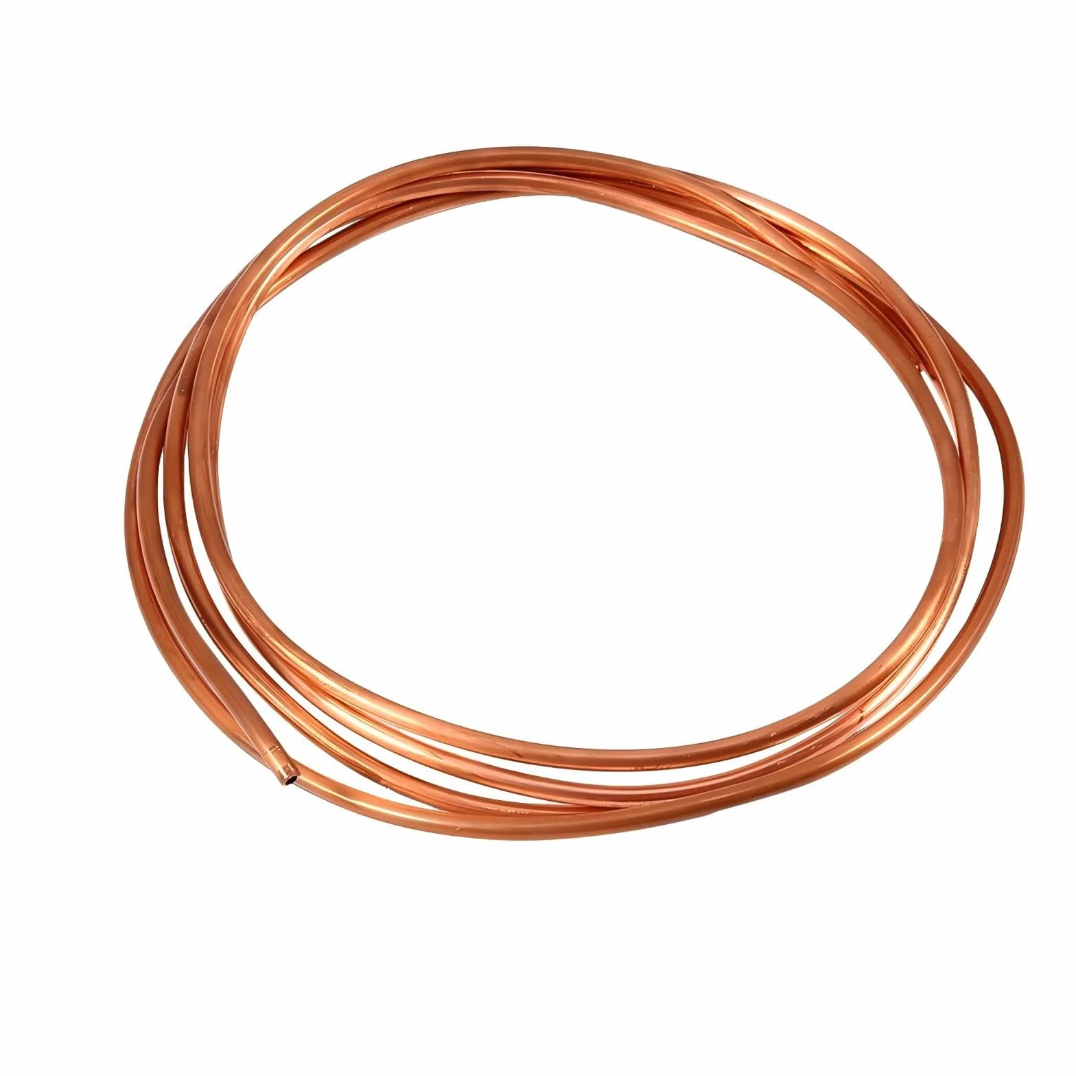 Tubo in Rame Morbido Per Condizionatore D'Aria, Tubo in Rame Morbido da 2m, Diametro Esterno 4mm Diametro Interno 3mm, Per Frigoriferi,Congelatori E Unità Raffreddamento Dell'Aria Condizionata