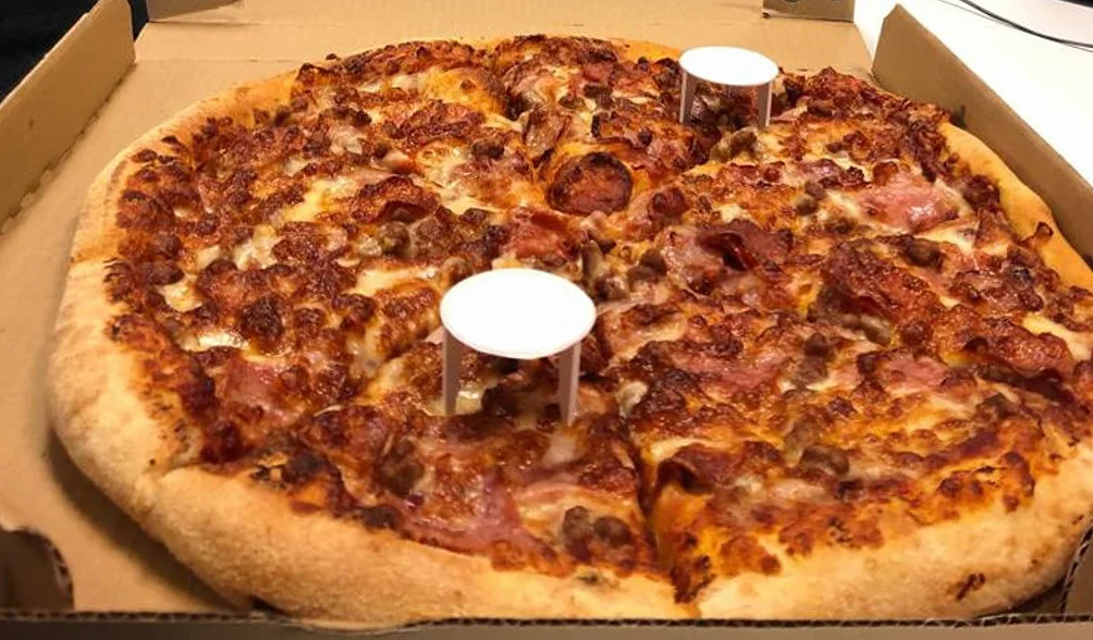 B Balsat Contenitori per Pizza in Plastica Bianco 1000 Pezzi