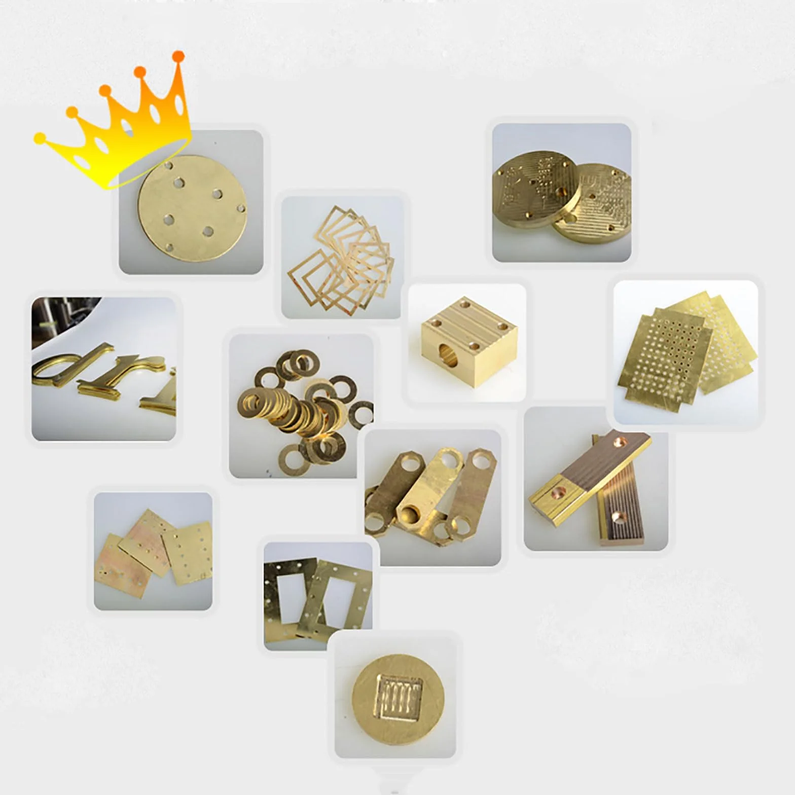 Foglio di ottone di alta qualità da 2,5 mm di spessore: piastra in ottone versatile for parti di saldatura, fabbricazione e precisione 1 pz(100x100mm)