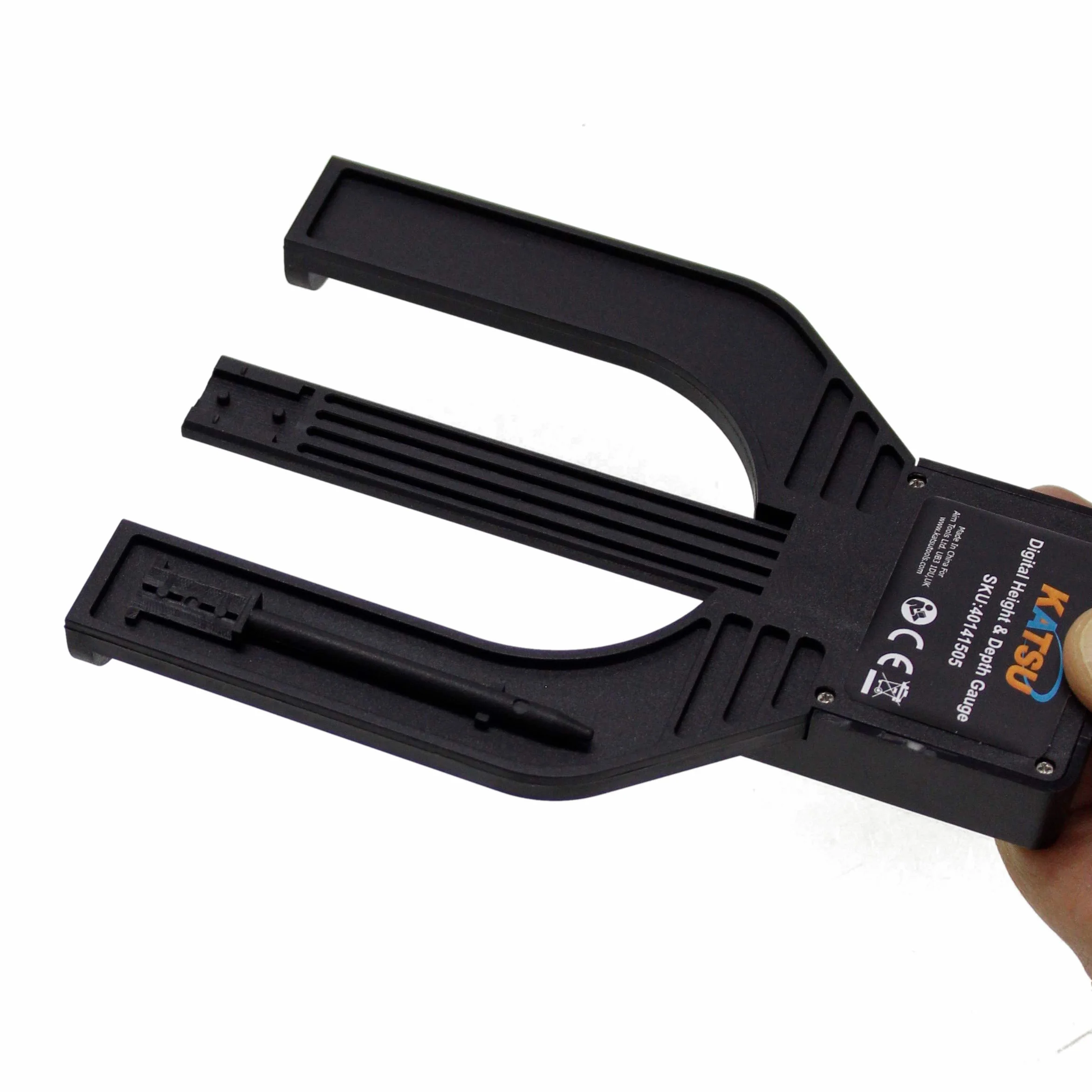 KATSU Calibro di Profondità Digitale 0-80mm Strumento di Misurazione per Router Trimmer Sega
