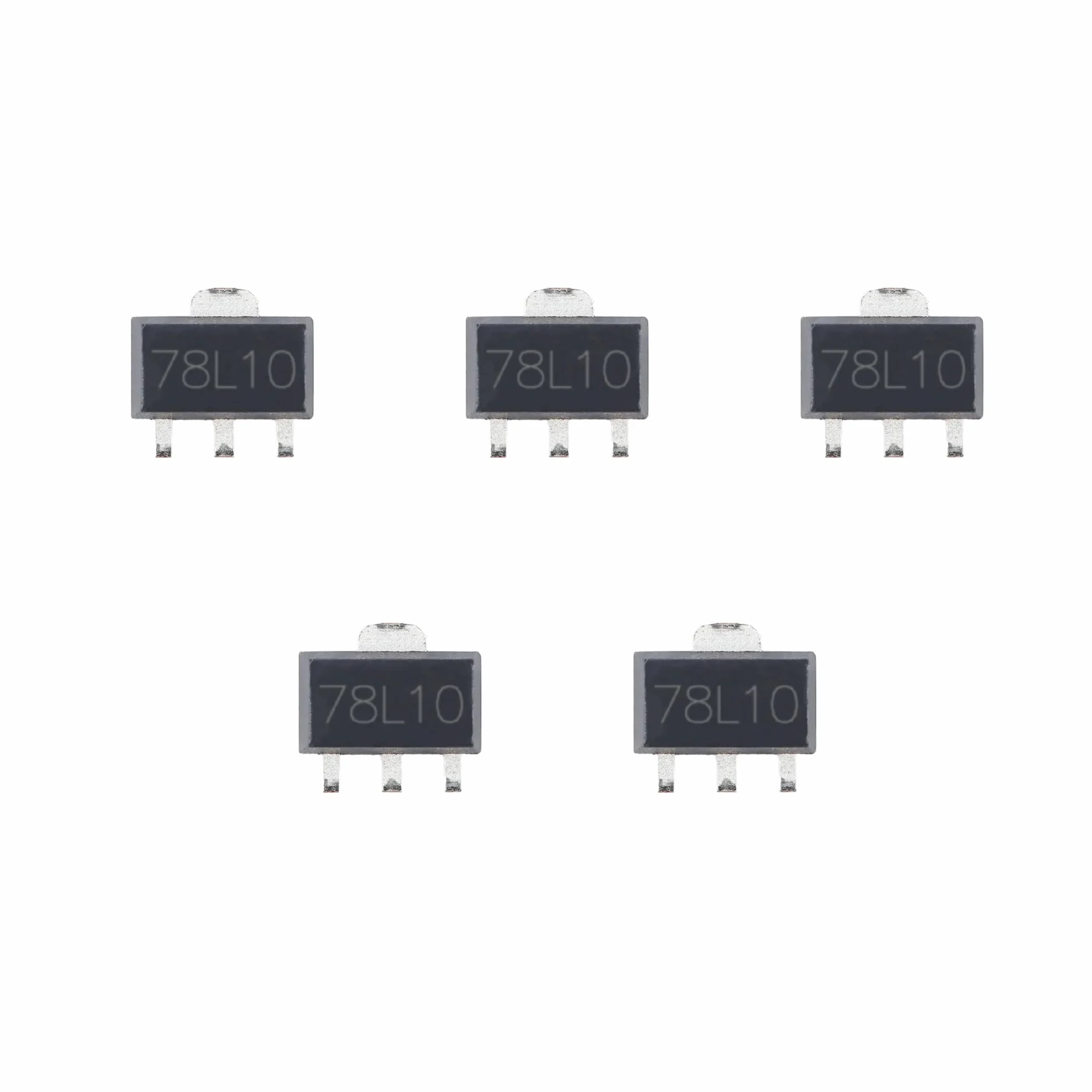 Kit di 5 regolatori di tensione 10V 100mA 7810 78L10 L78L10 L78L10C SOT-89