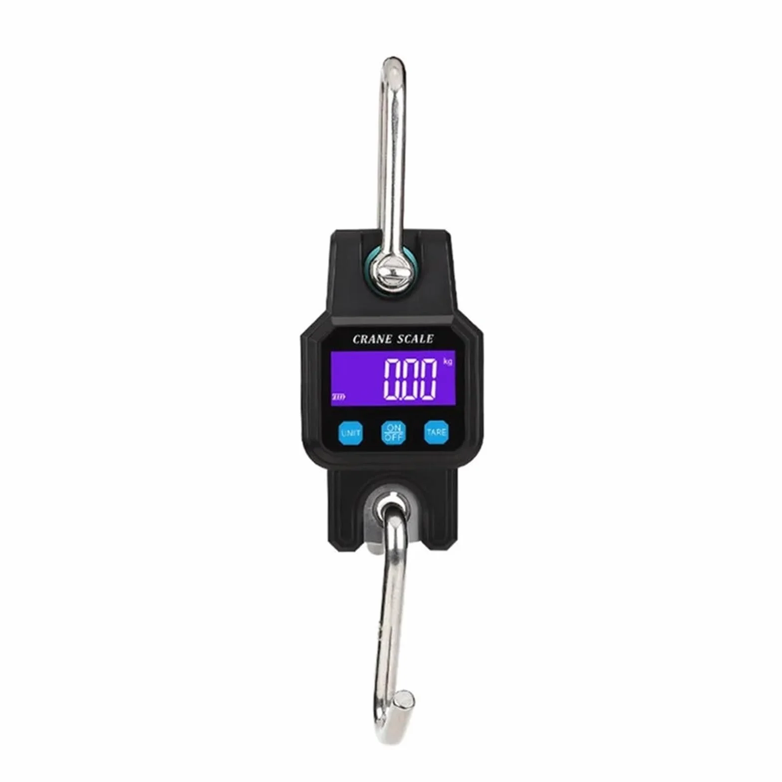 Bilancia sospesa Bluetooth 300 kg/50 g digitale ricaricabile gancio sospeso acciaio inossidabile